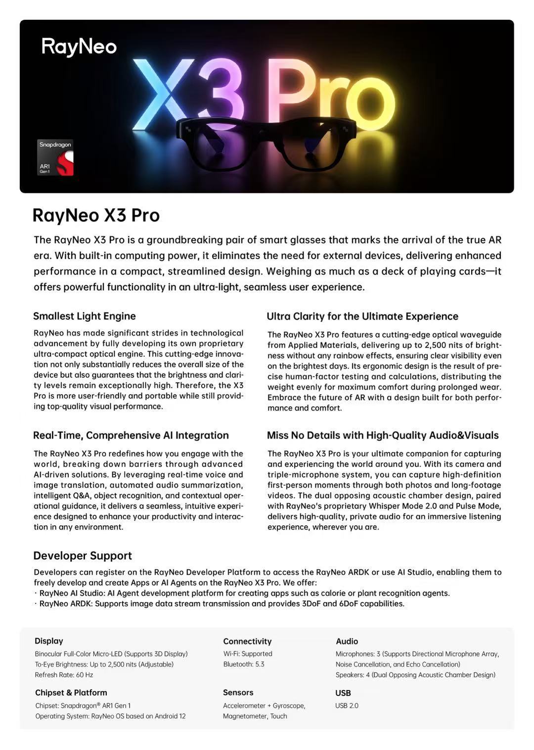 TCL RayNeo X3Pro