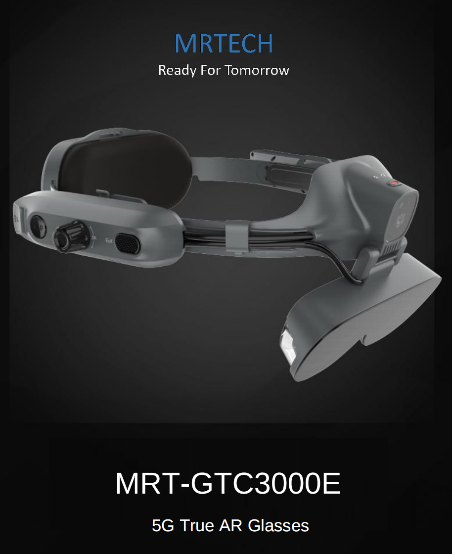 MRT-GTC3000 5G Binocular True AR Glasses-No need Hardhat