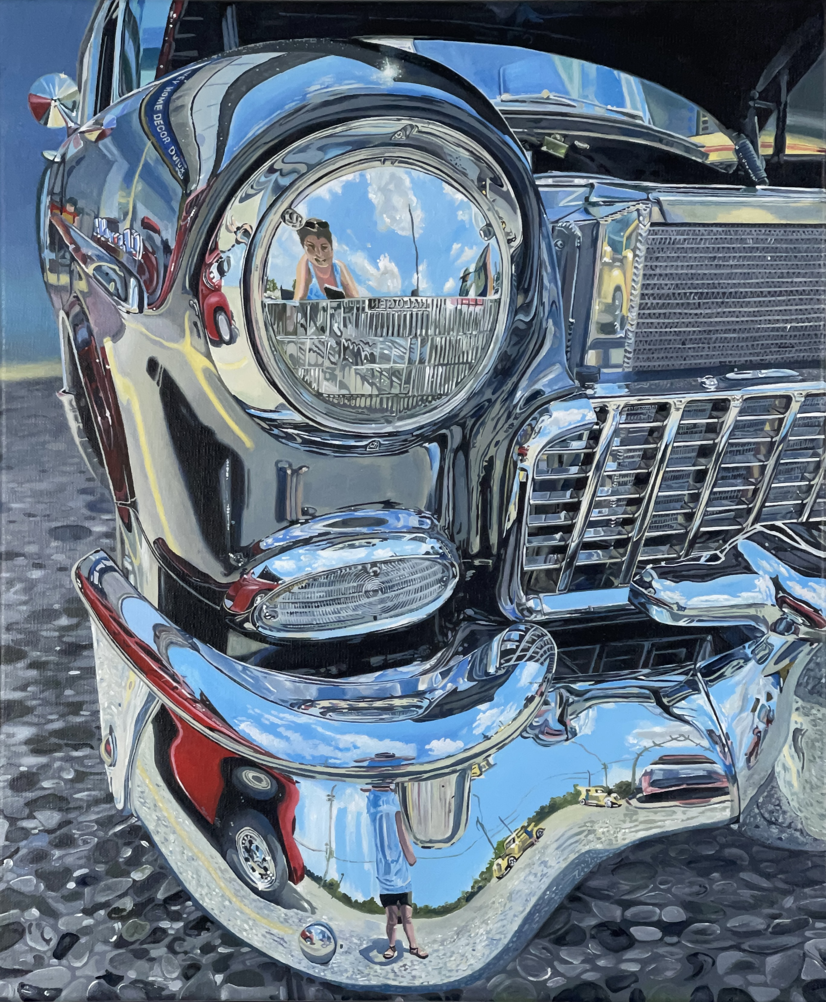 Black Beauty - 1955 Black Chevrolet Bel Air