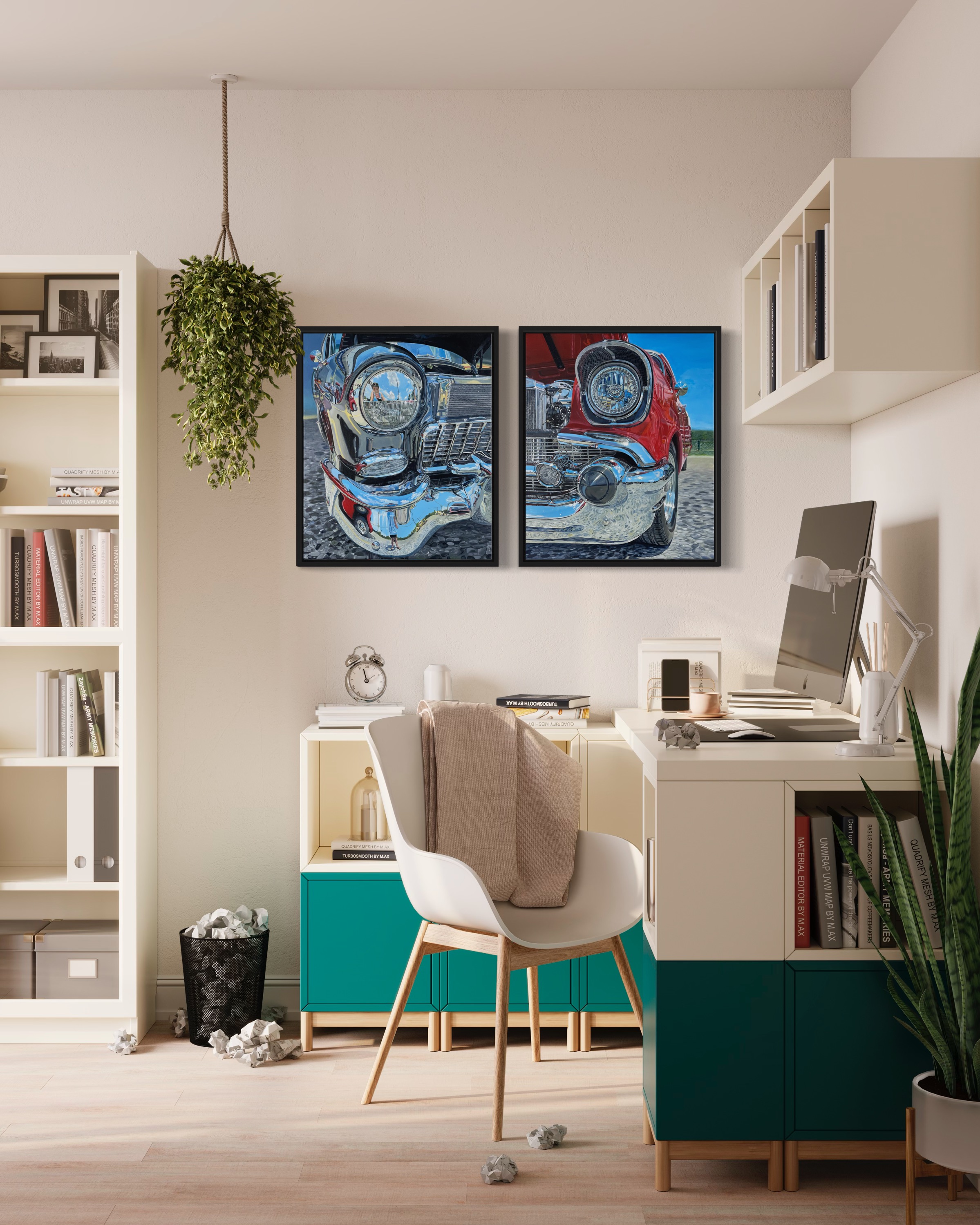 Black Beauty - 1955 Black Chevrolet Bel Air