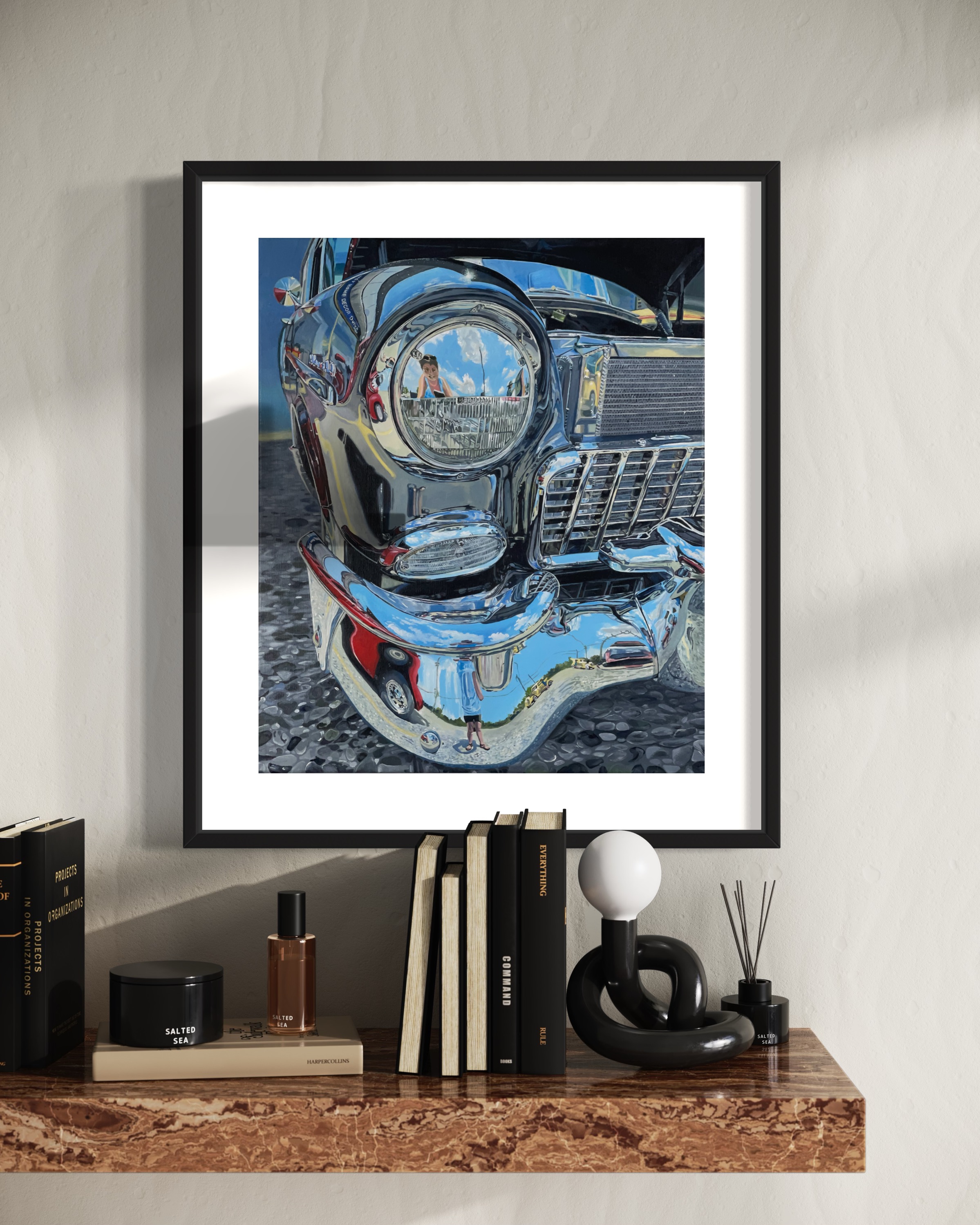 Black Beauty - 1955 Black Chevrolet Bel Air