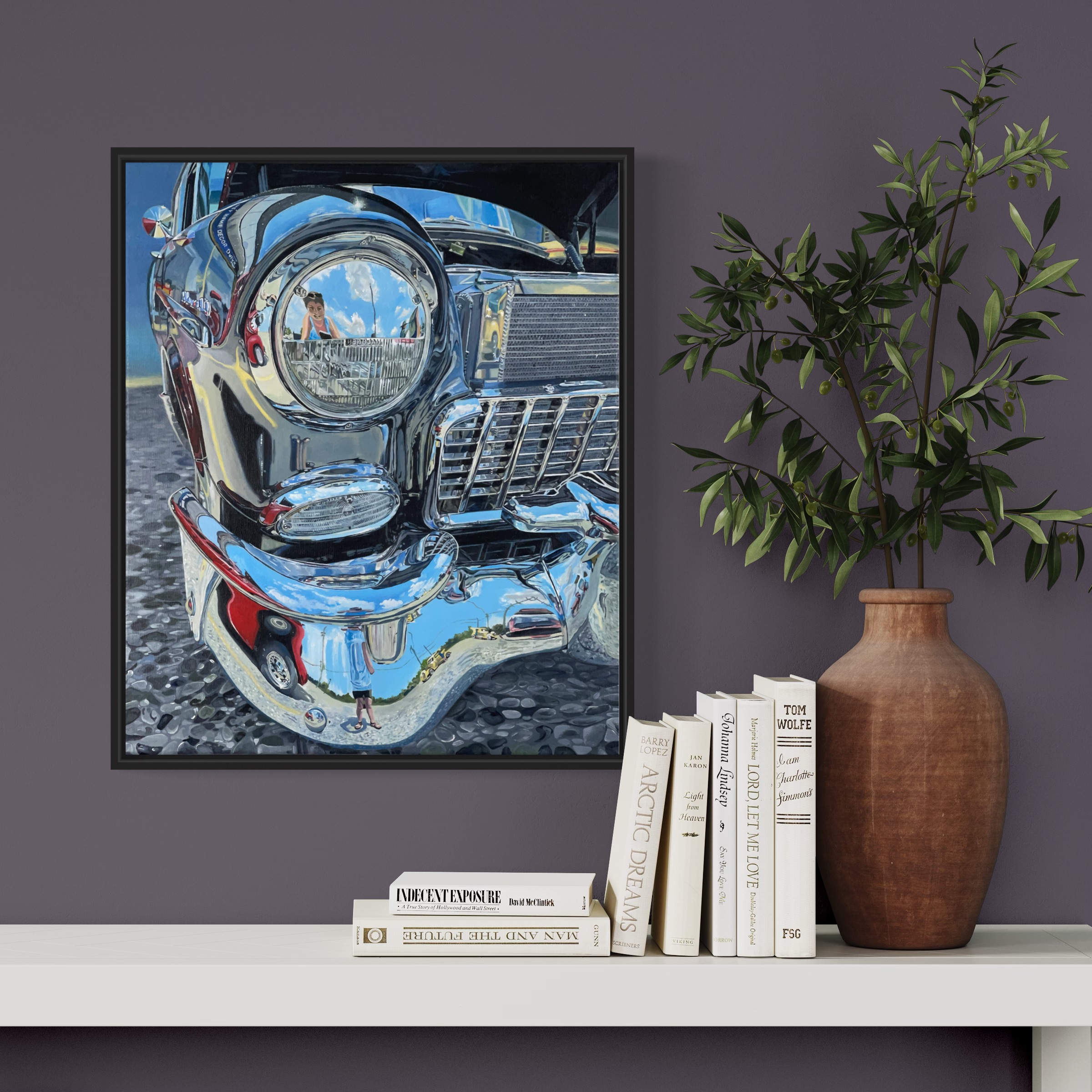 Black Beauty - 1955 Black Chevrolet Bel Air