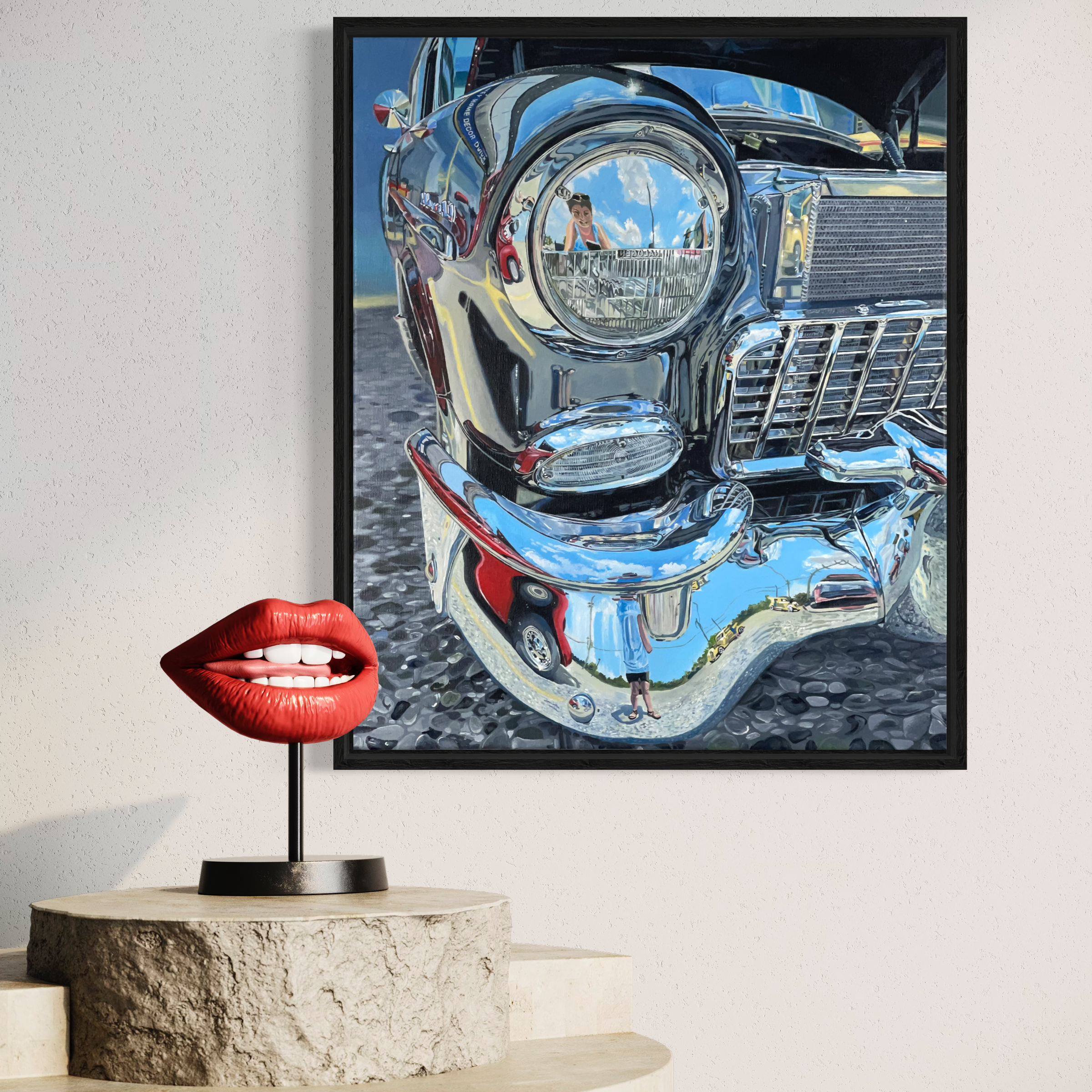 Black Beauty - 1955 Black Chevrolet Bel Air