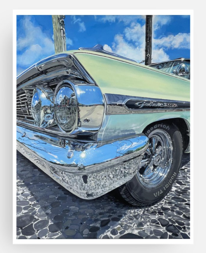 Mint Condition - 1965 Ford Galaxie XL postcard