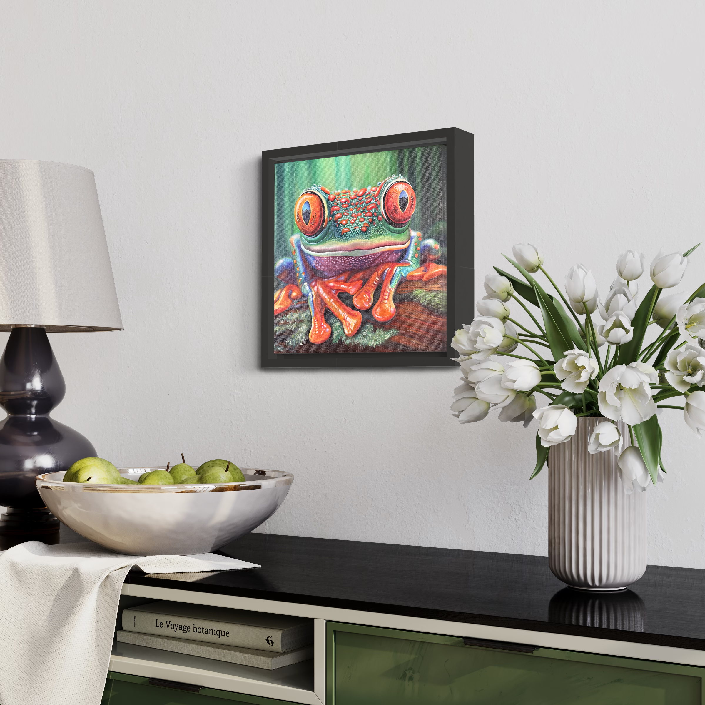 Ember Eyes - Amazon Forest Mini No.2 - Frog.  * ADOPTED Sept ‘25 *