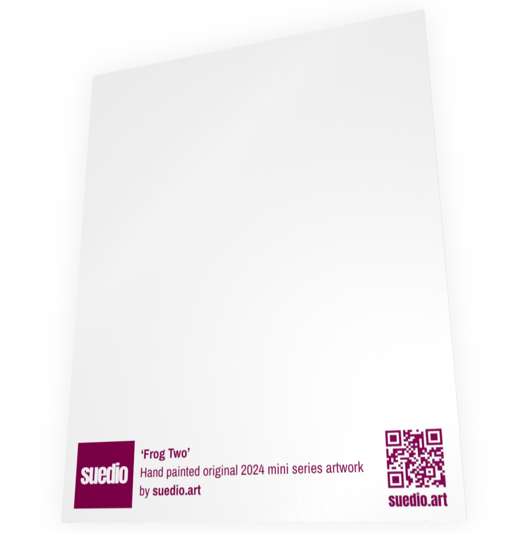 Ember Eyes: Amazon Forest mini no.2.- Frog postcard