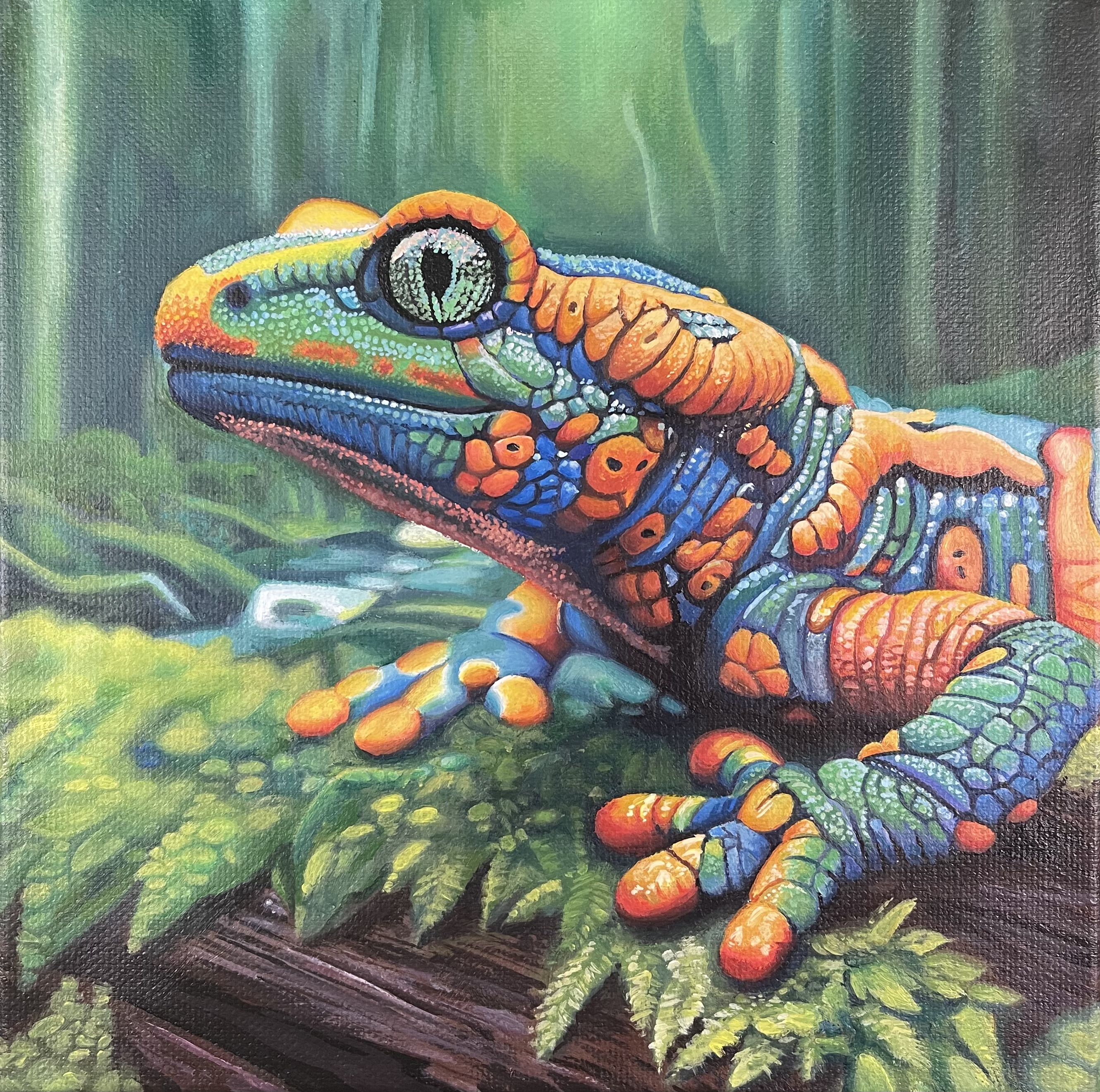 Jungle Flames: Amazon Forest Mini No.4 - Salamander