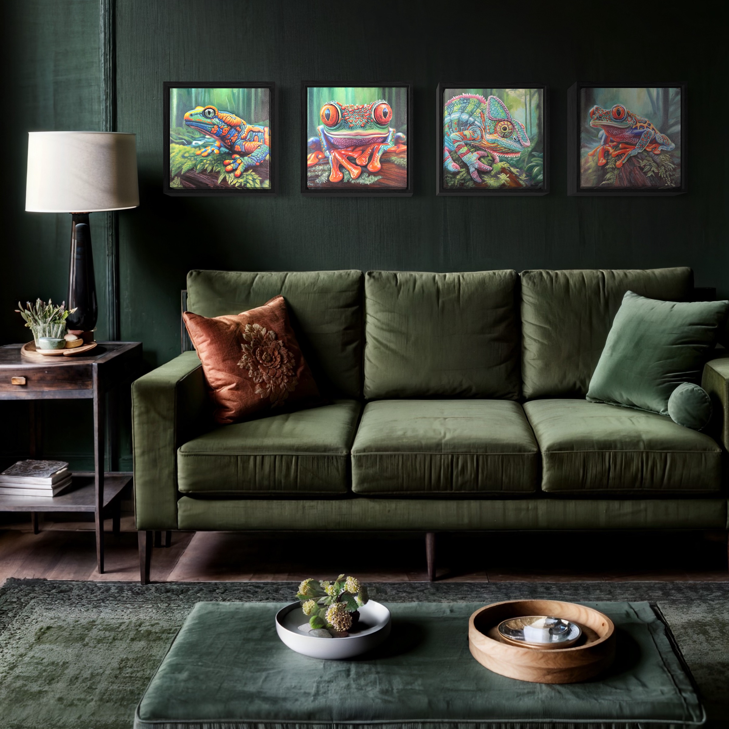 Jungle Flames: Amazon Forest Mini No.4 - Salamander