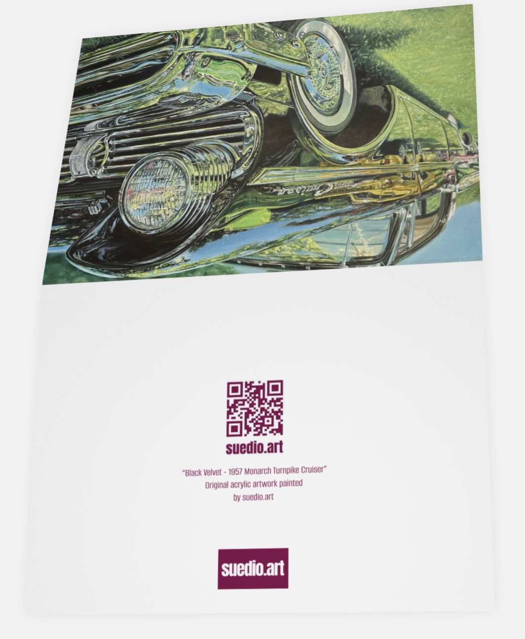 Black Velvet notecard