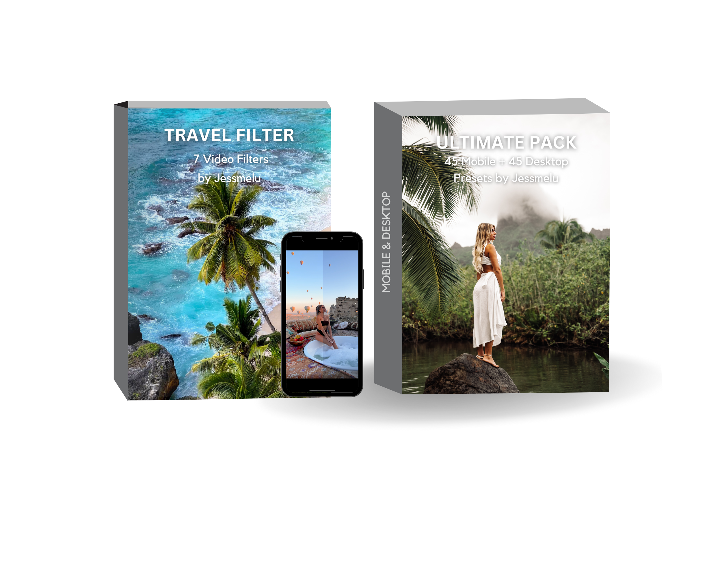 Preset Pack (Mobile + Desktop) & Travel Video Filters - Mobile