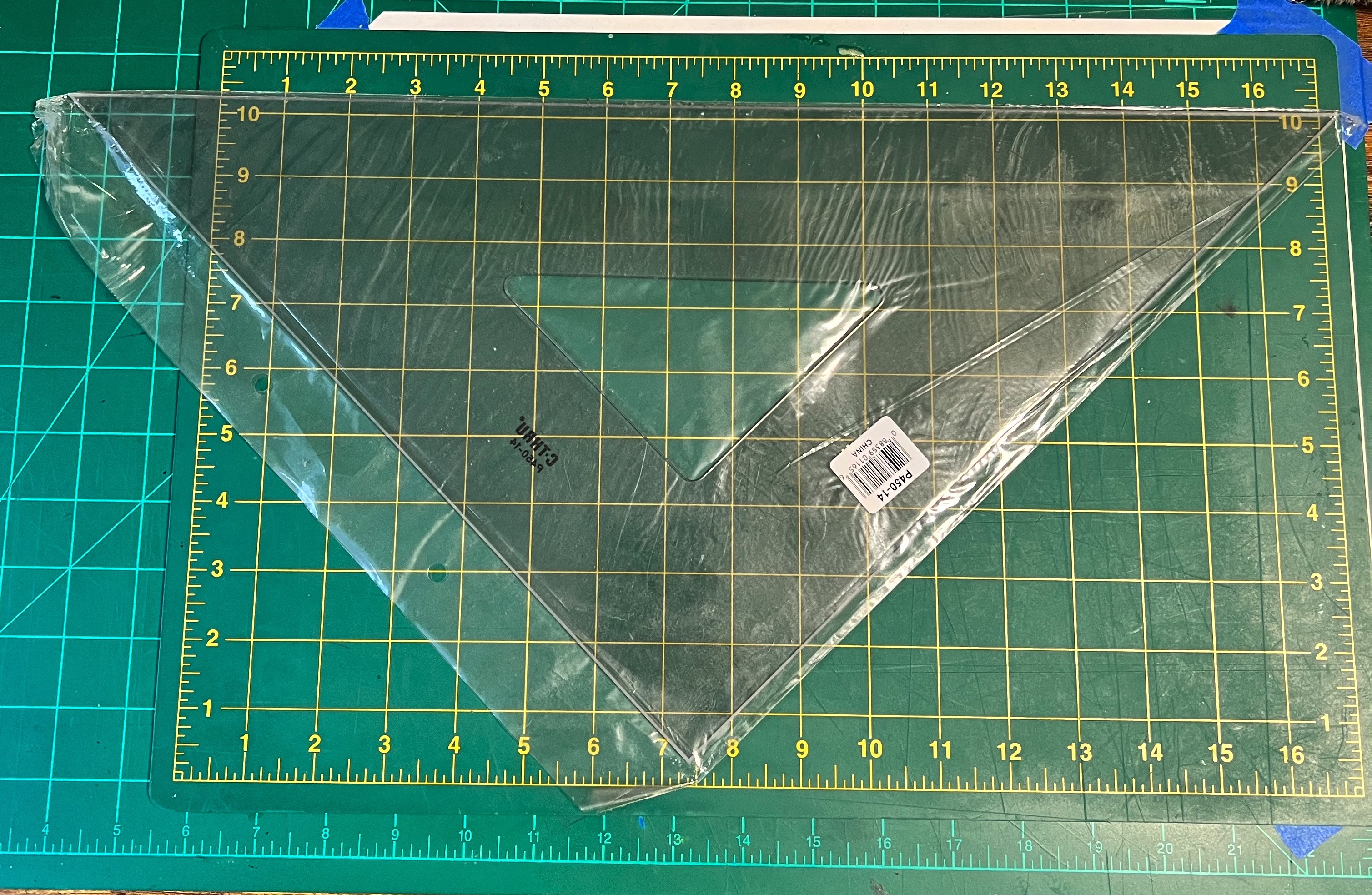 Architect's Choice: Professional 14" 45-90 Degree Triangle