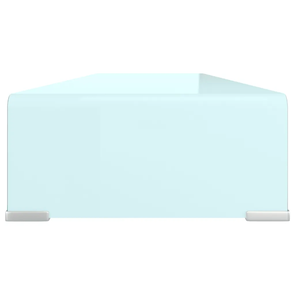 TV stovas/monitoriaus pakyla, žalias, 100x30x13cm, stiklas