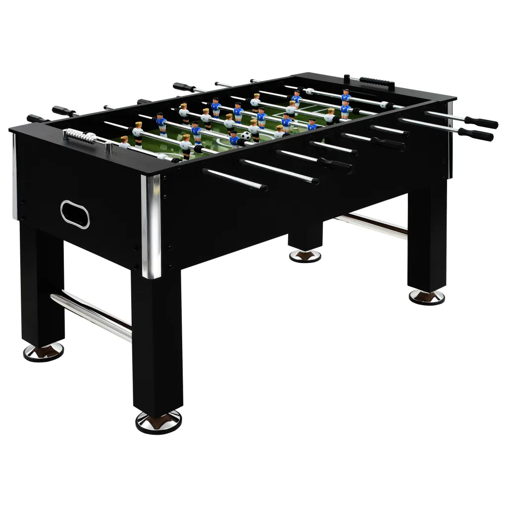Stalo futbolo stalas, plienas, 60kg, 140x74,5x87,5cm