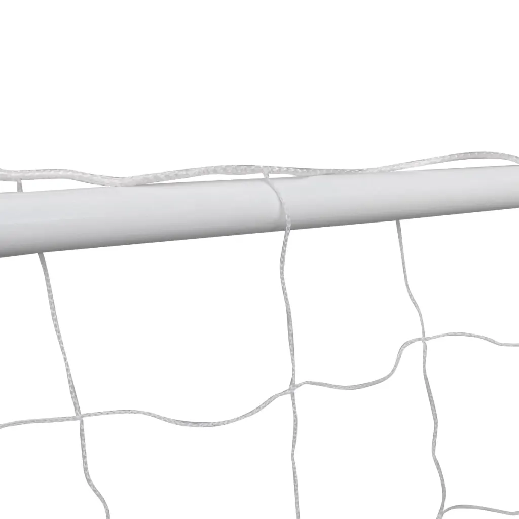 Futbolo vartų su tinklu rinkinys, 240x90x150cm, plienas