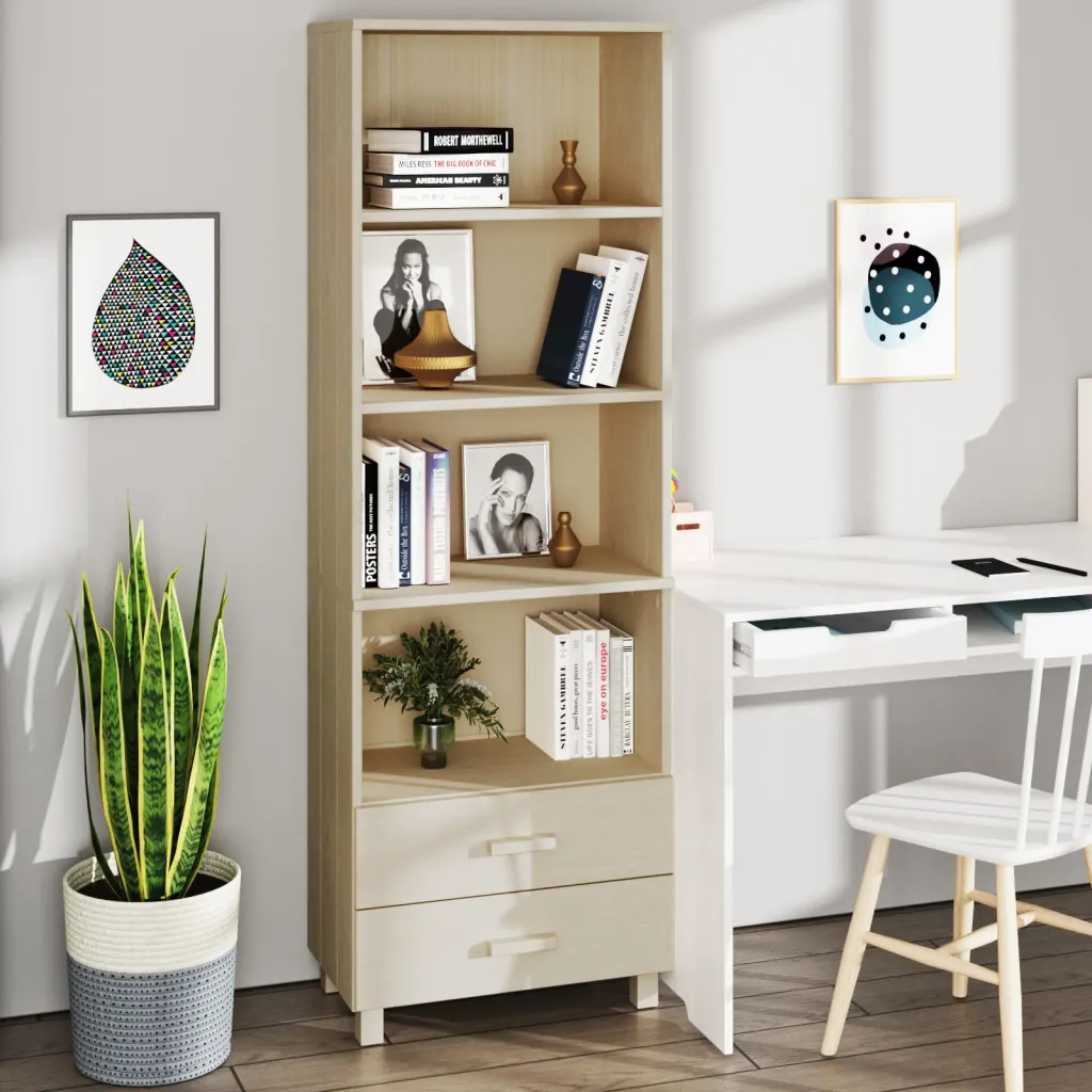 Komoda HAMAR, 60x35x180cm, pušies masyvas, spalvu pasirinkimas: medaus ruda / balta / šviesiai pilka / tamsiai pilka