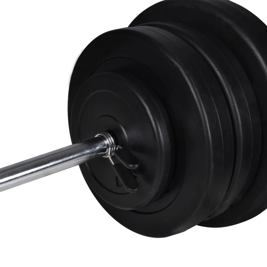 Štangos ir 2 hantelių rinkinys, 30,5 kg arba 60,5kg