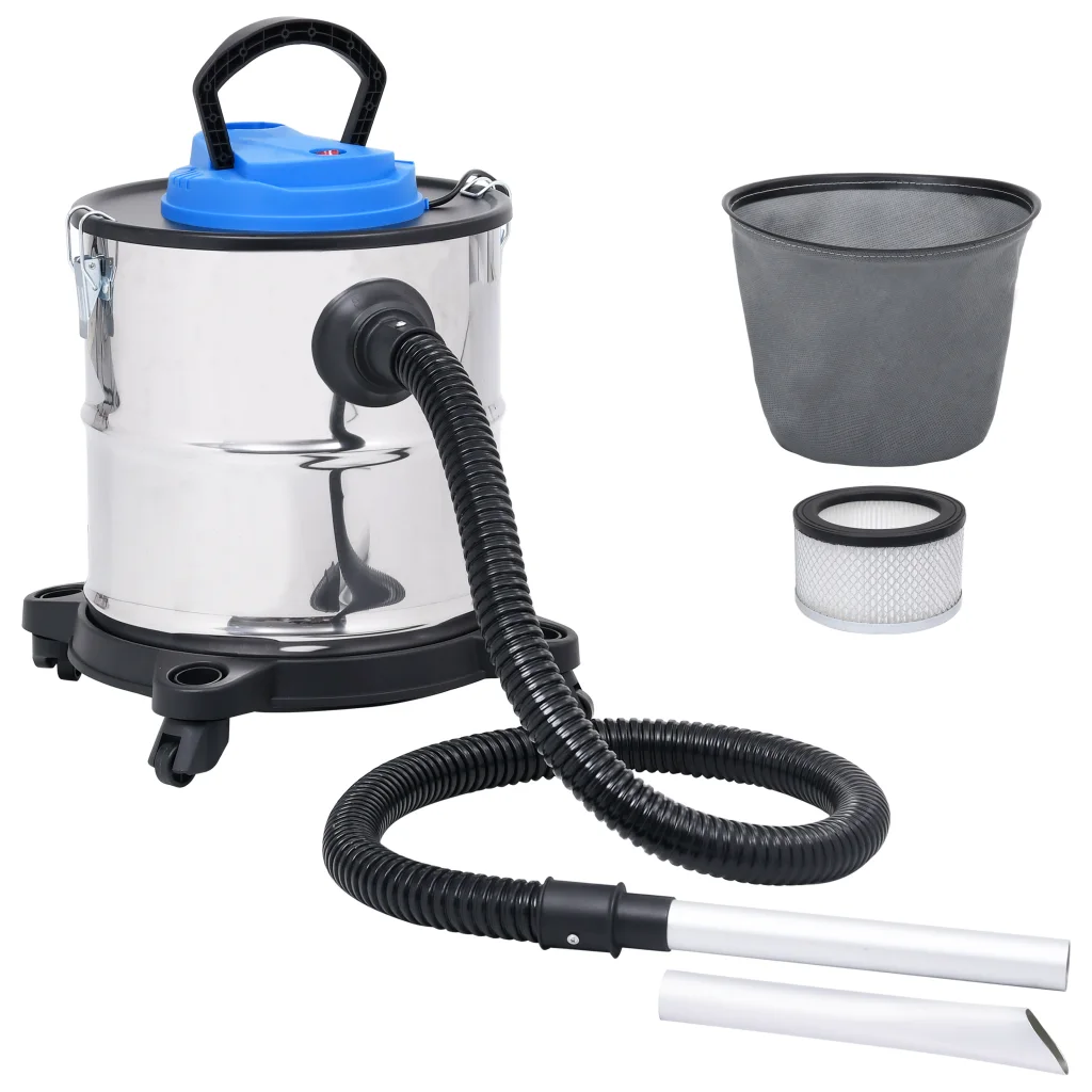 Pelenų siurblys su HEPA filtru, nerūdijantis plienas, 1200W