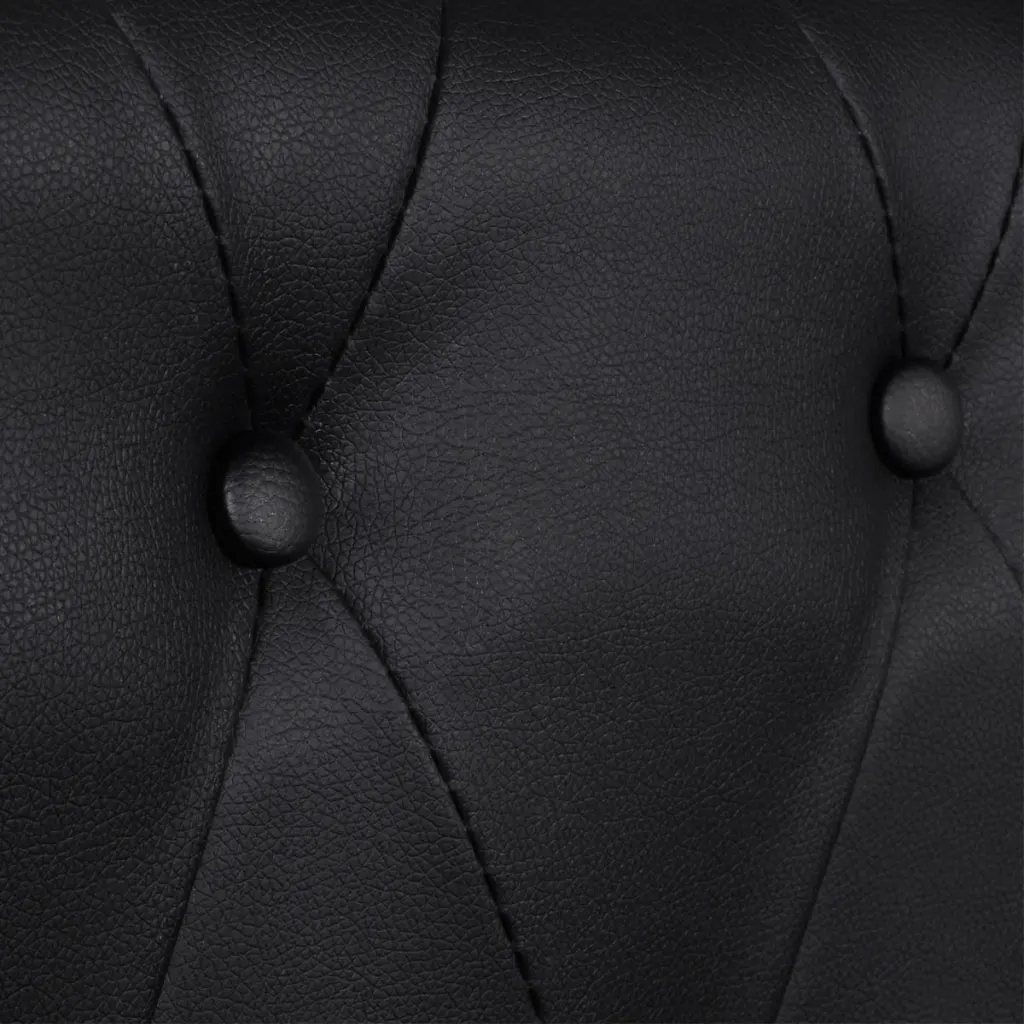 Chesterfield trivietė sofa, dirbtinė oda