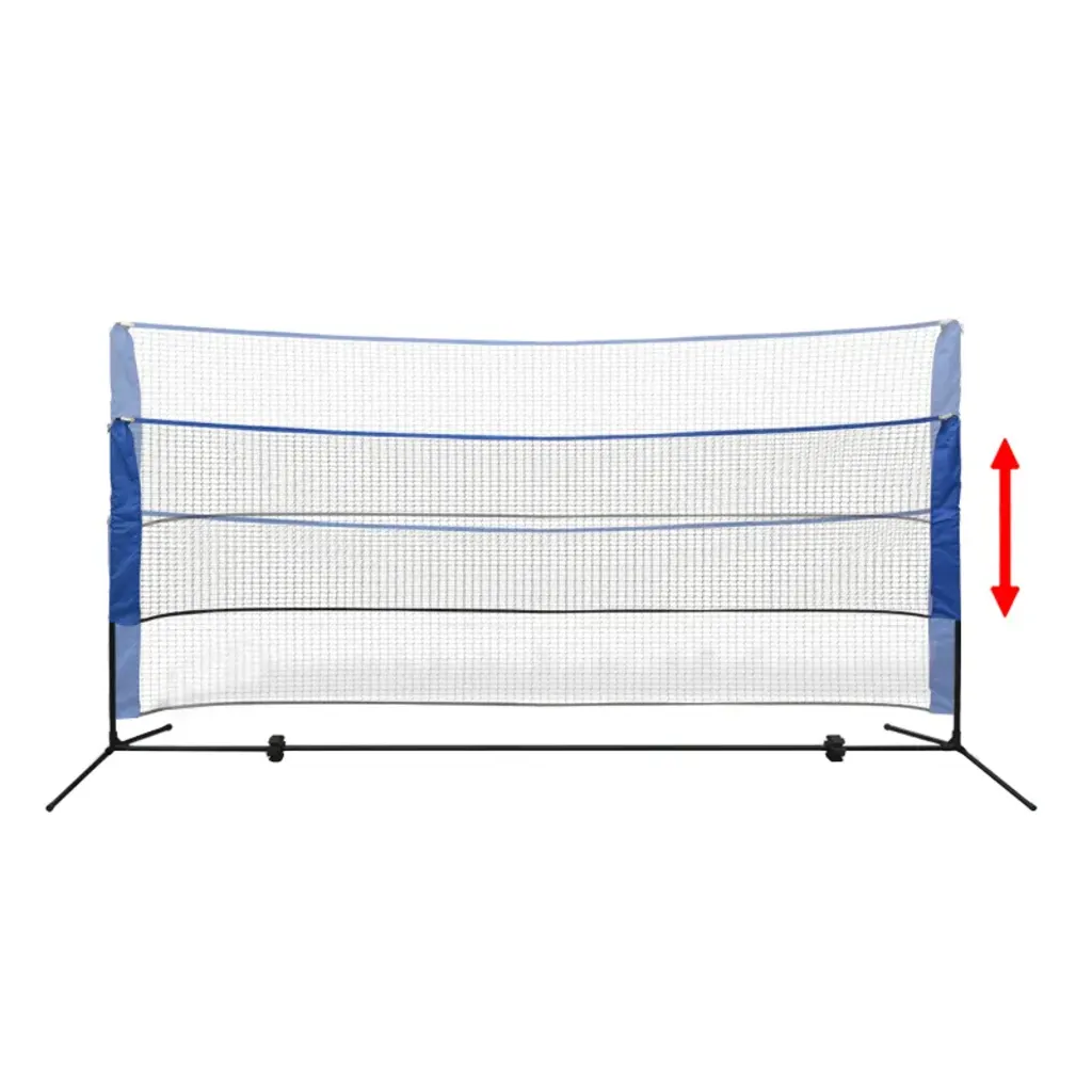 Badmintono tinklas su plunksninukais