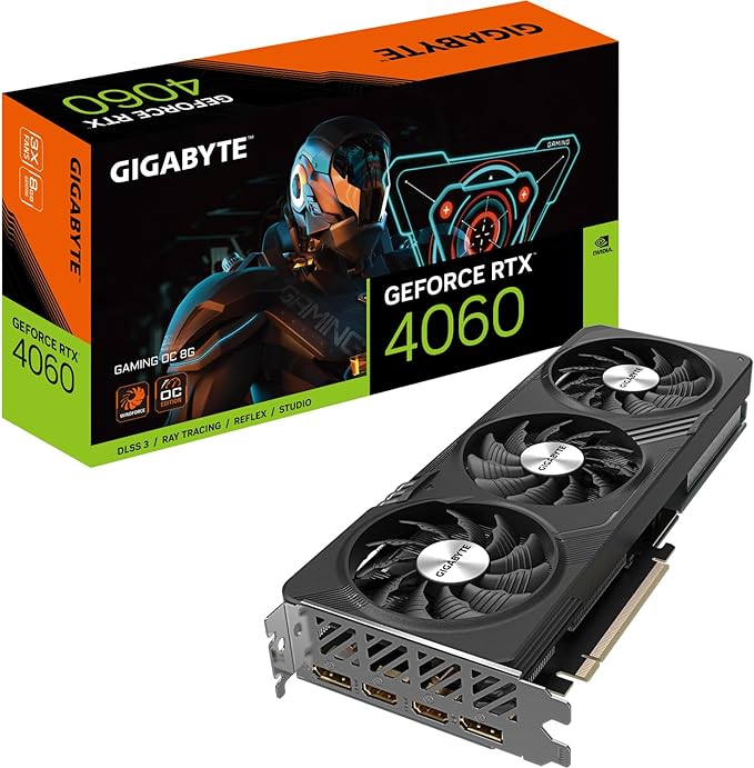 Gigabyte NVIDIA GeForce RTX 4060 GAMING OC Targeta gráfica - 8GB GDDR6