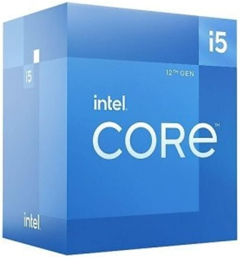 Intel Procesador Core i5-12400 de 12ª generación (Factor basal: 2,5 GHz, 6 núcleos, LGA1700, RAM DDR4 y DDR5 hasta 128 GB) BX8071512400, Plata