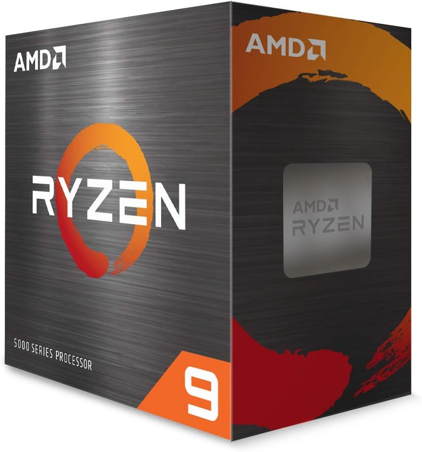 AMD Ryzen 9 5900X  Procesador, 12C / 24T, hasta 4.8 GHz Max Boost