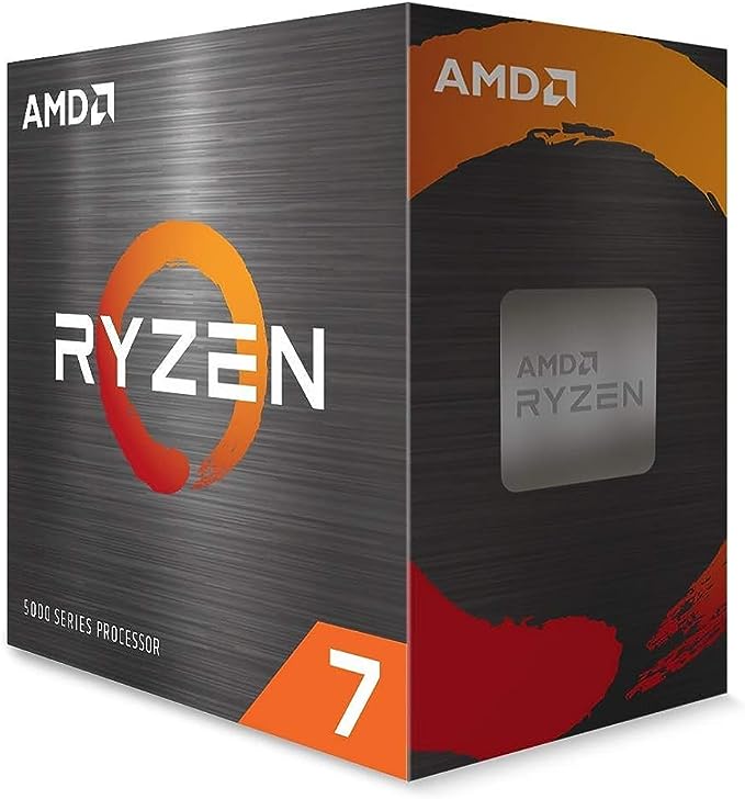 AMD Ryzen 7 5800X Procesador, 8C / 16T, 36 MB de caché, hasta 4.7 GHz Max Boost