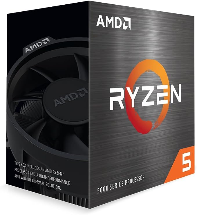 AMD Ryzen 5 5500 Procesador, 6C / 12T, hasta 4.2 GHz Max Boost con AMD Wraith Stealth Cooler