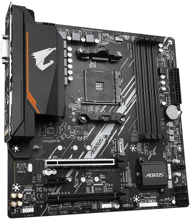 GIGABYTE B550M AORUS ELITE mATX Motherboard for AMD AM4 CPUs