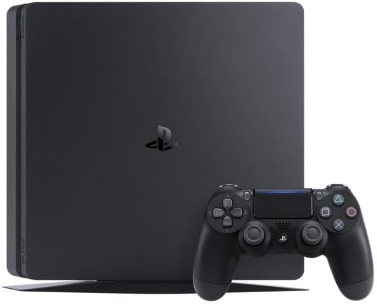 Sony PlayStation 4 Slim 500 Go, Avec 1 Manette Sans Fil DUALSHOCK 4 V2, Châssis F, Noir (Jet Black), Art : 9407577 [Importación francesa]
