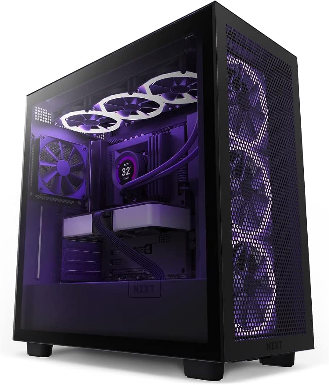 Nzxt H7 Flow - Caja PC Gaming Semitorre ATX Iluminación RGB Integrada