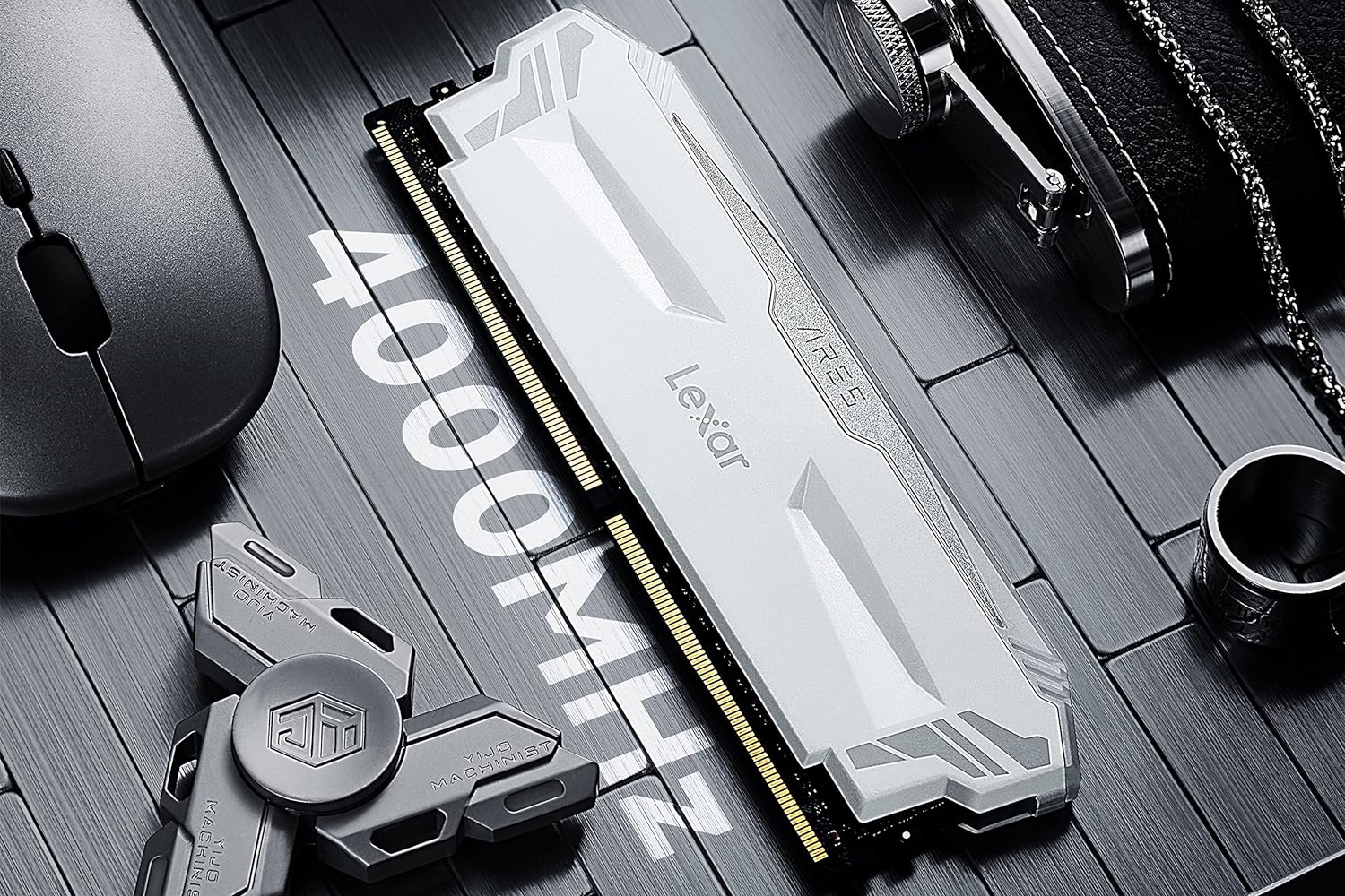  Lexar ARES RGB Memoria RAM DDR4 16GB Kit (8GB x 2) 4000 MHz