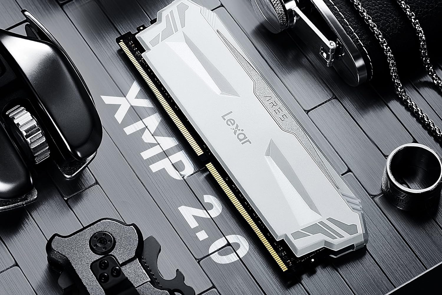  Lexar ARES RGB Memoria RAM DDR4 16GB Kit (8GB x 2) 4000 MHz