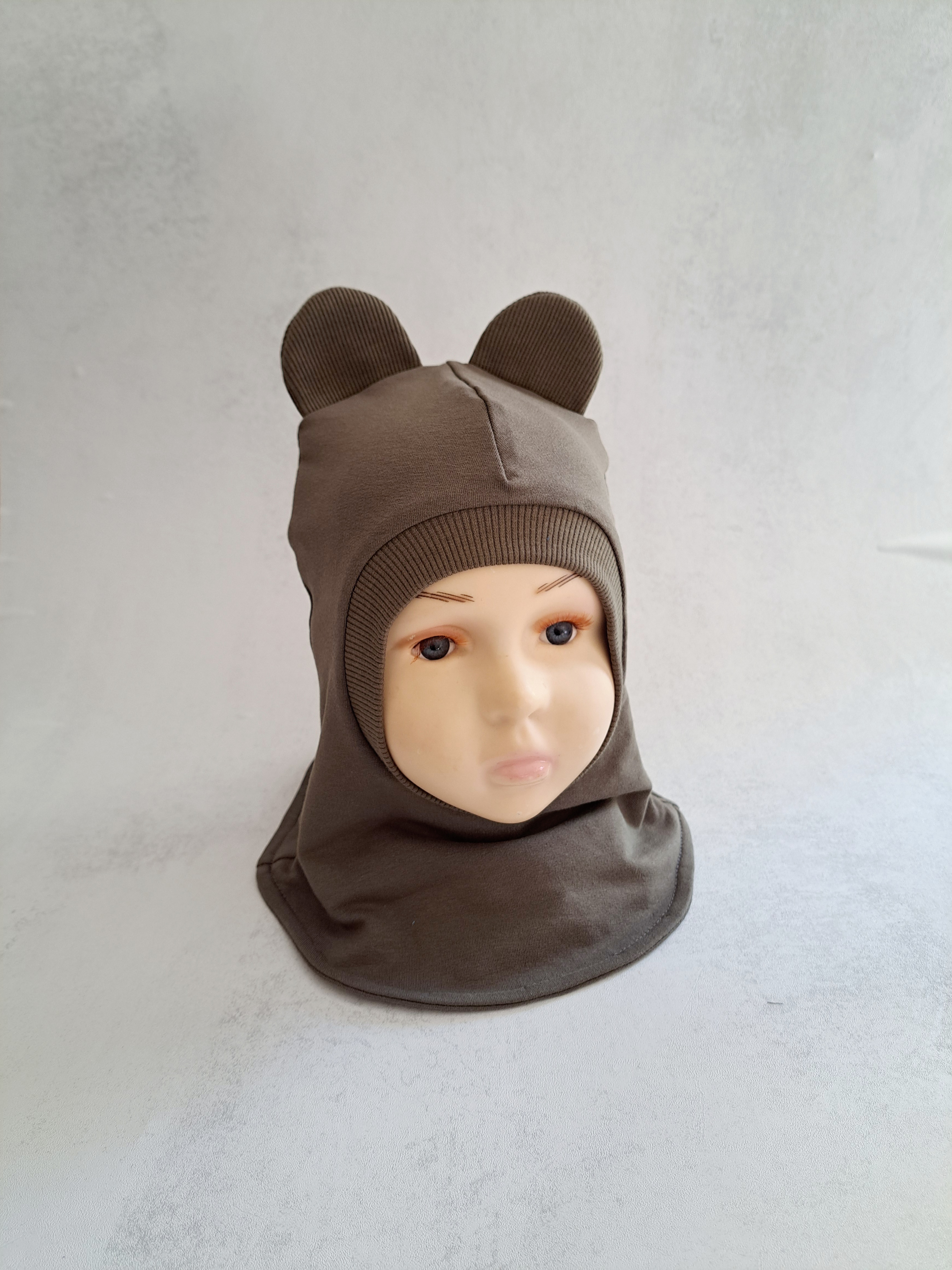 Chaki šalmukas su ausytėmis