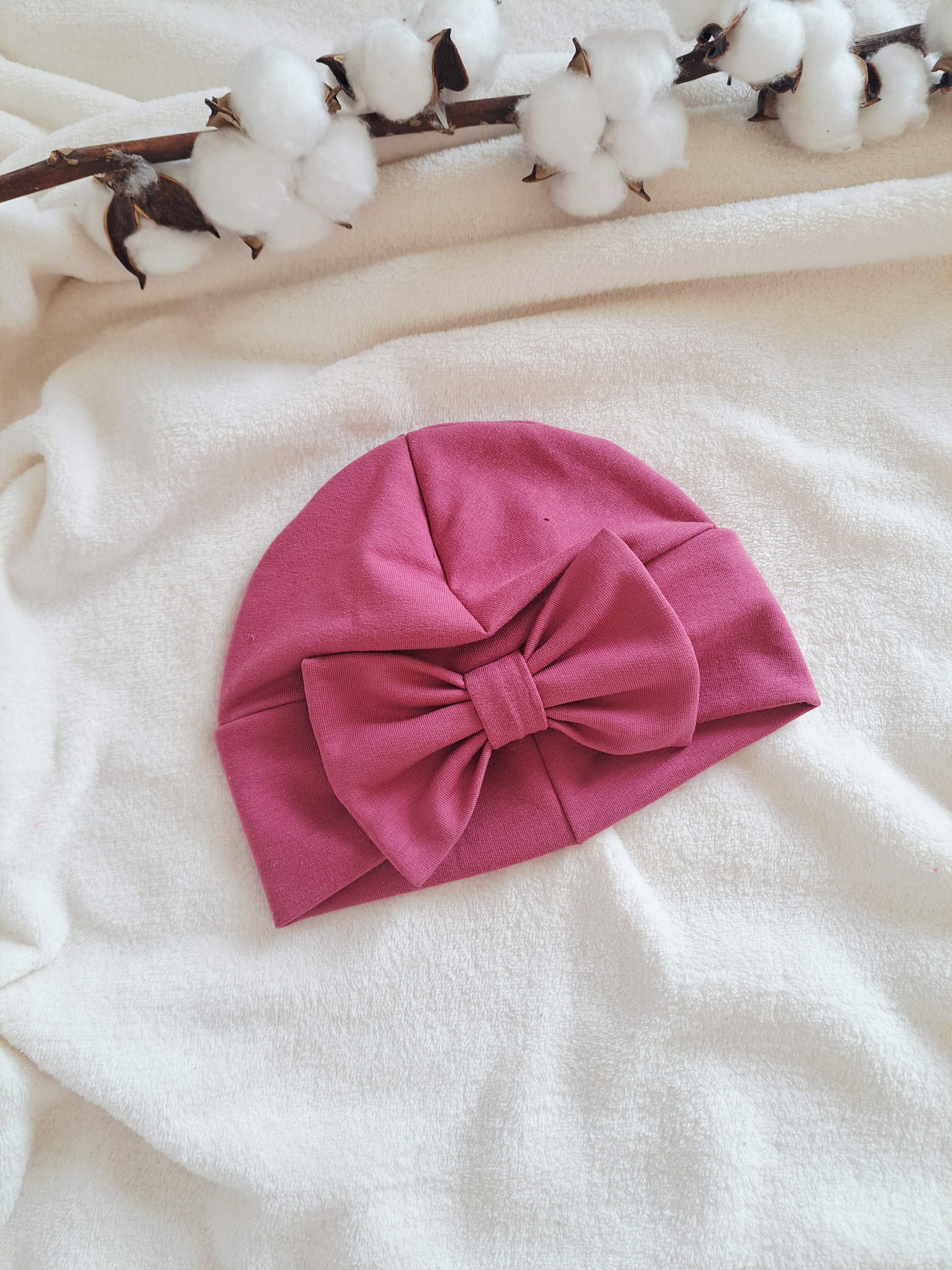 Plonesnė kepurė - "turbanas" su išimamu kaspinu, VISOS SPALVOS