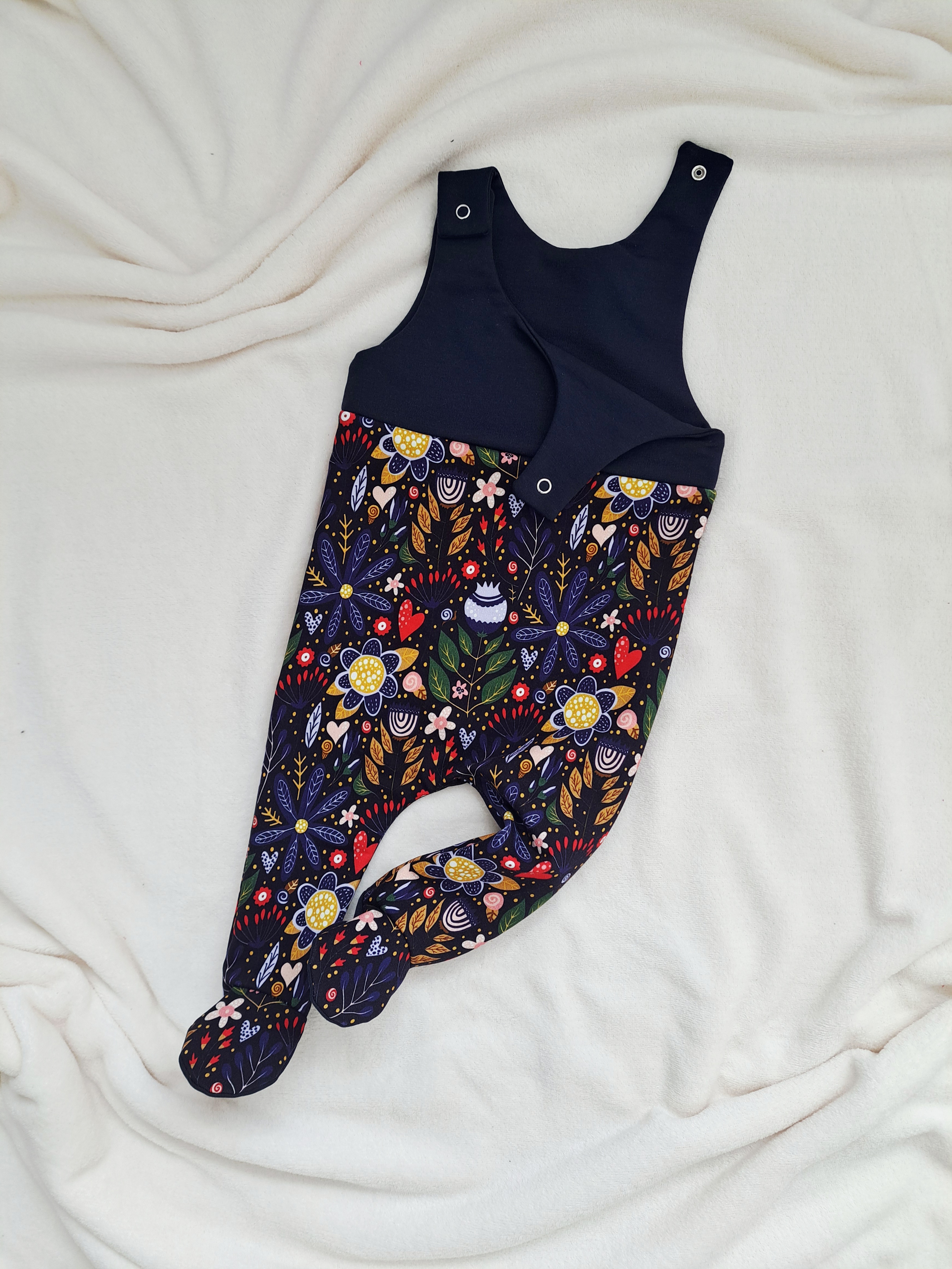 Šliaužtinukas "Navy gėlės"