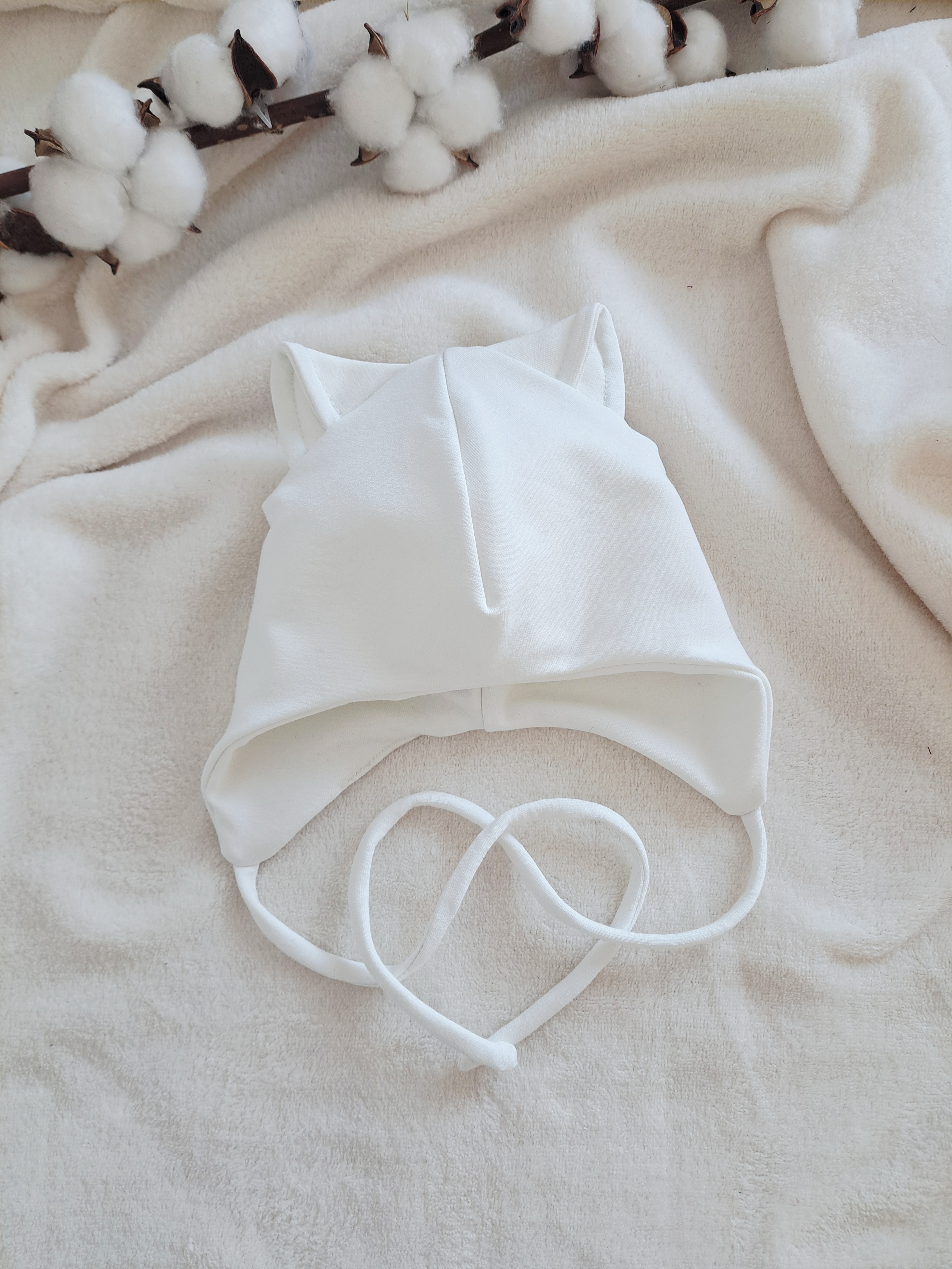 Kepurė su raišteliais, kačiukas, VISOS SPALVOS