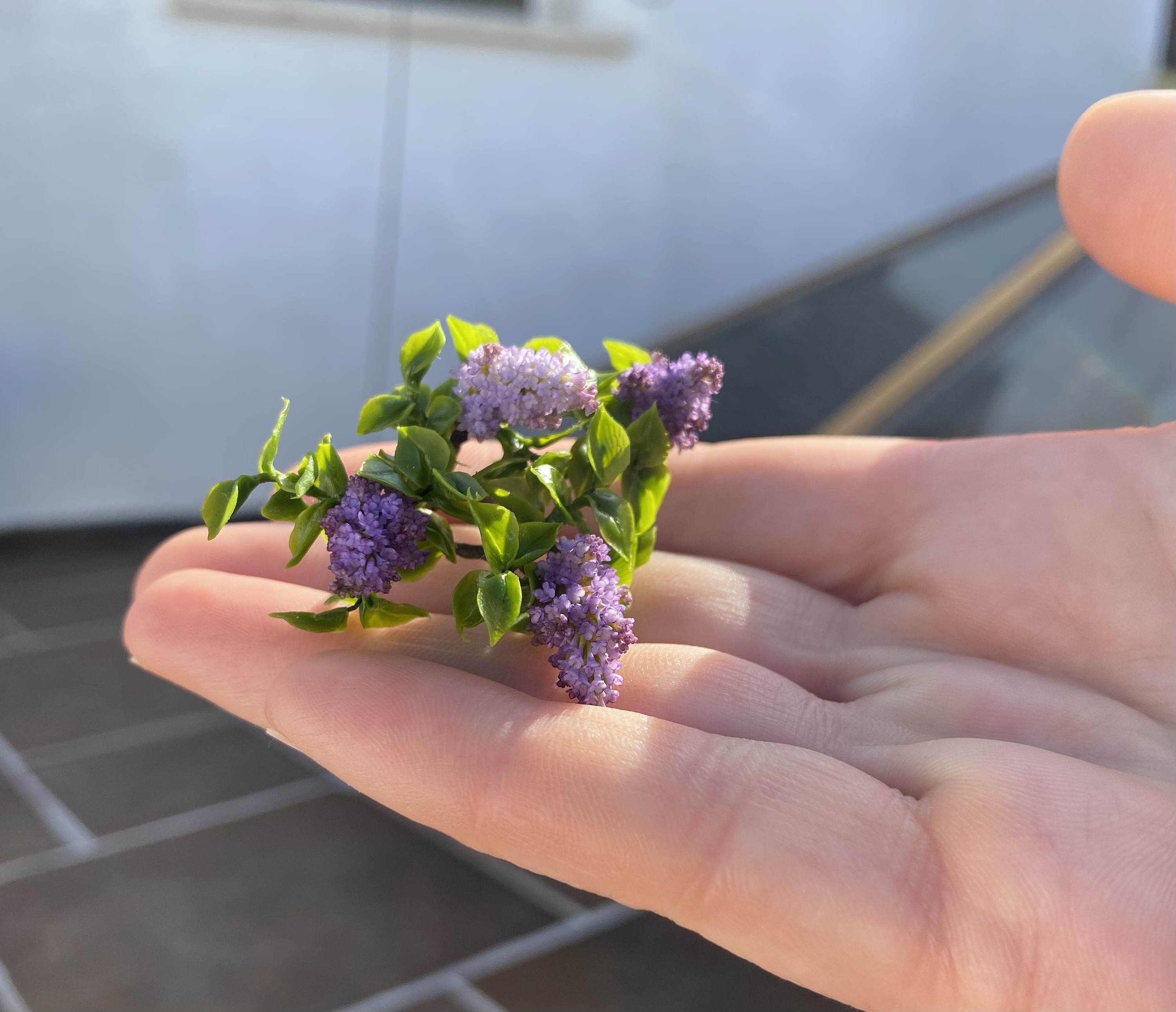Dollhouse lilac branch - TO ORDER