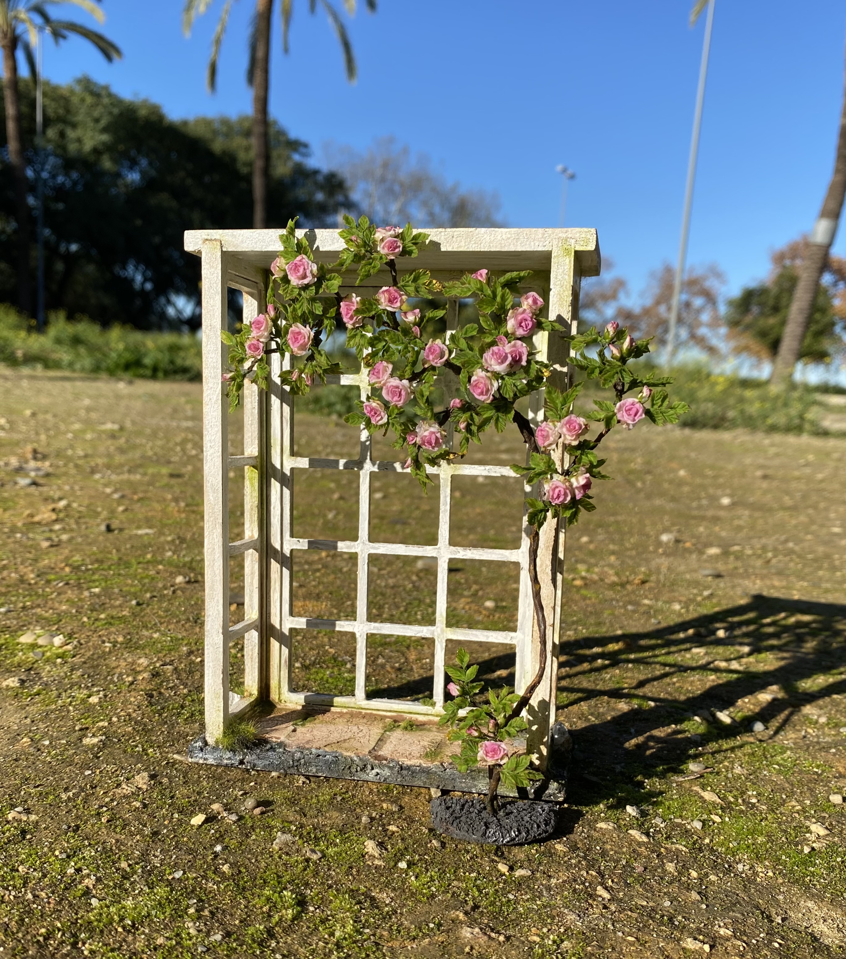 Pink climbing rose, Scale 1/12 - TO ORDER