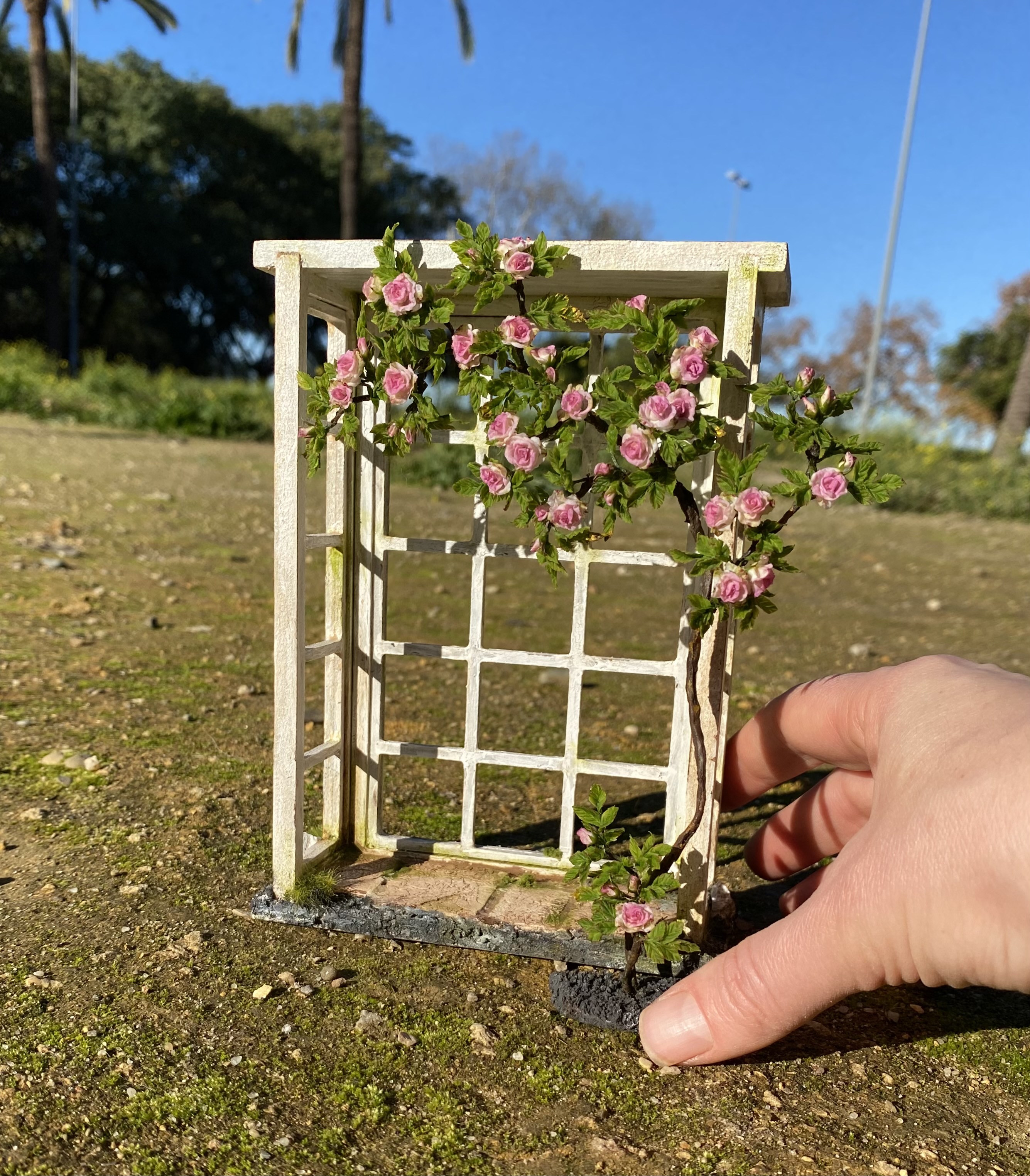 Pink climbing rose, Scale 1/12 - TO ORDER