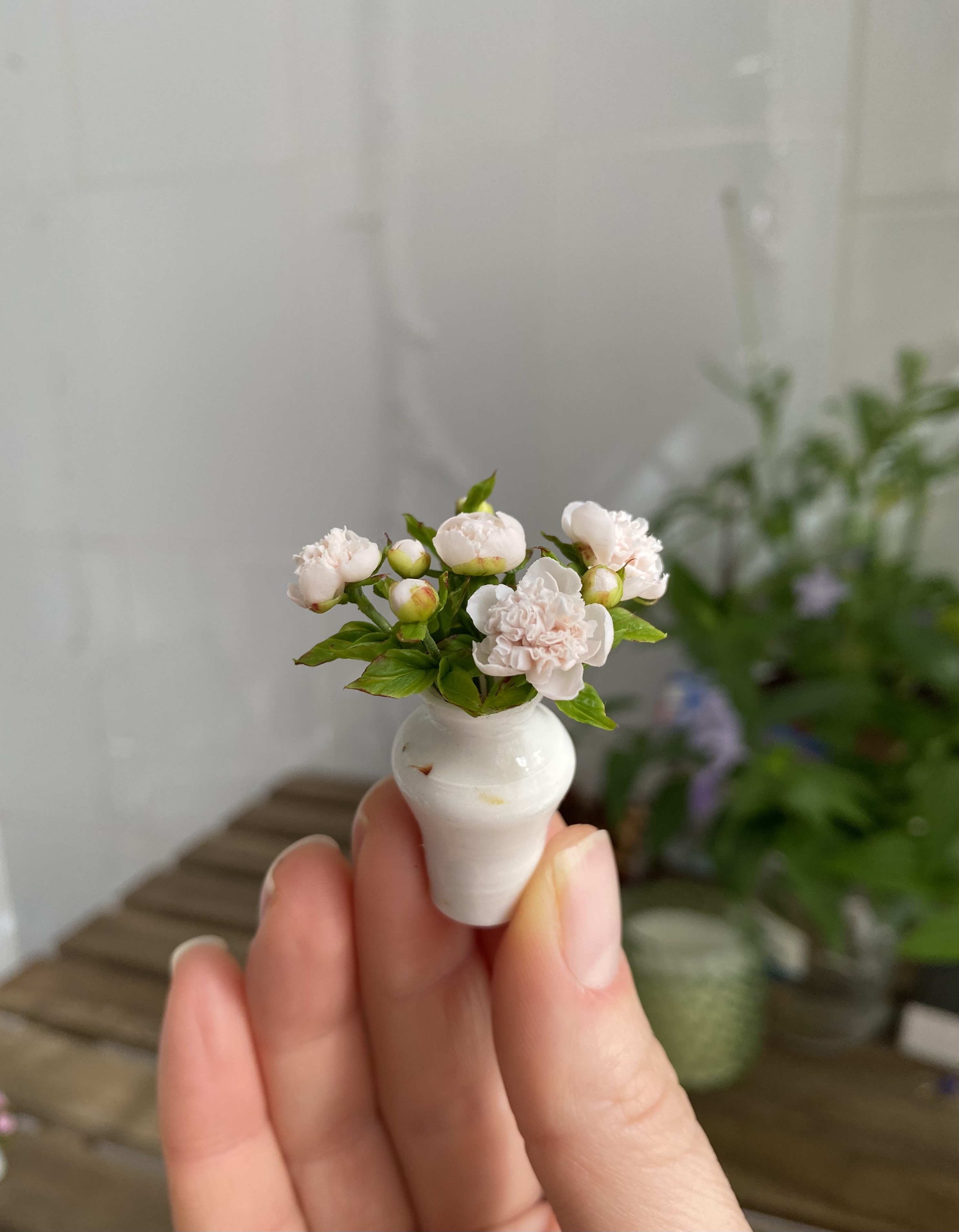 Dollhouse Peony, Scale 1/12, TO ORDER