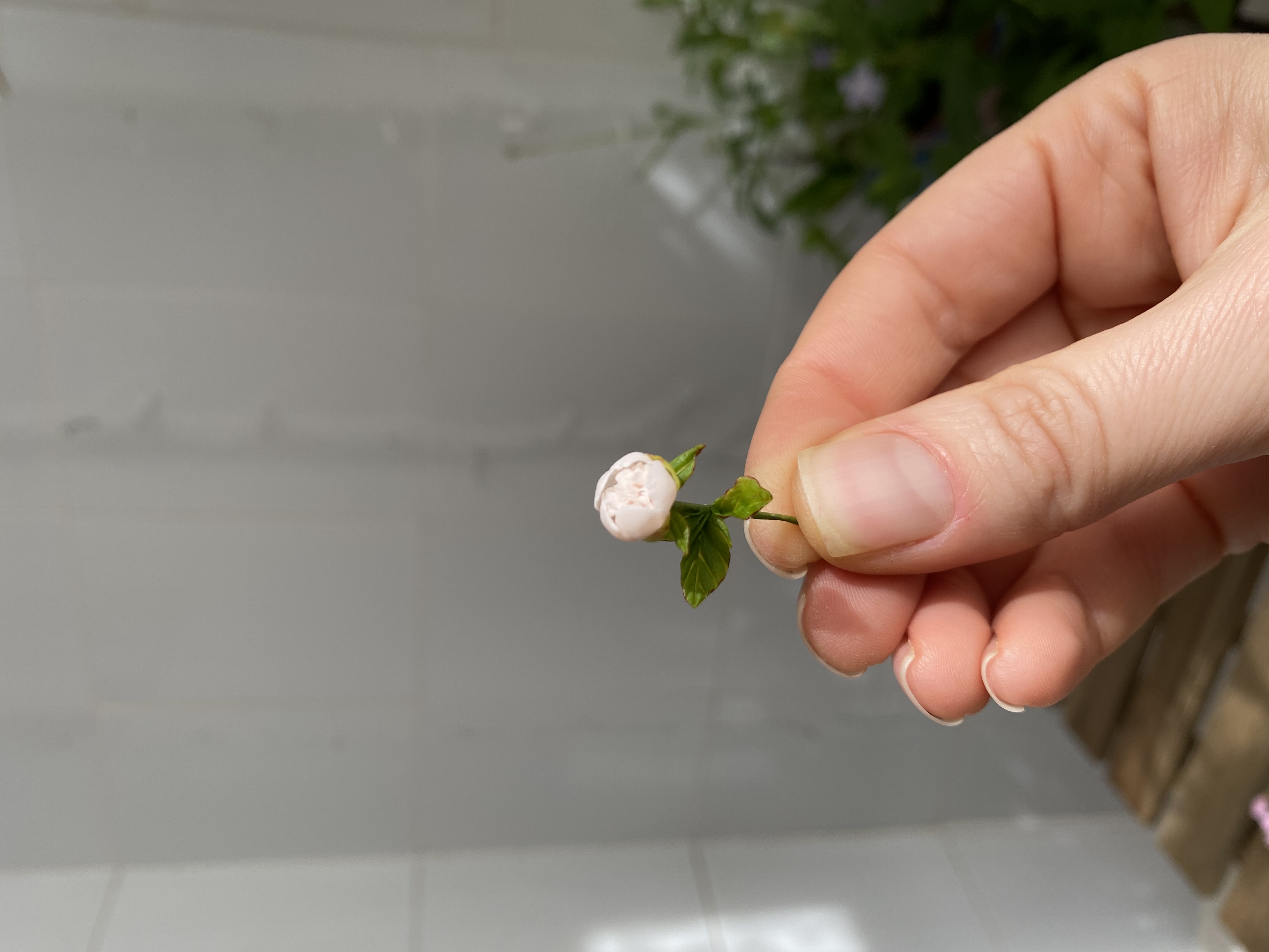 Dollhouse Peony, Scale 1/12, TO ORDER