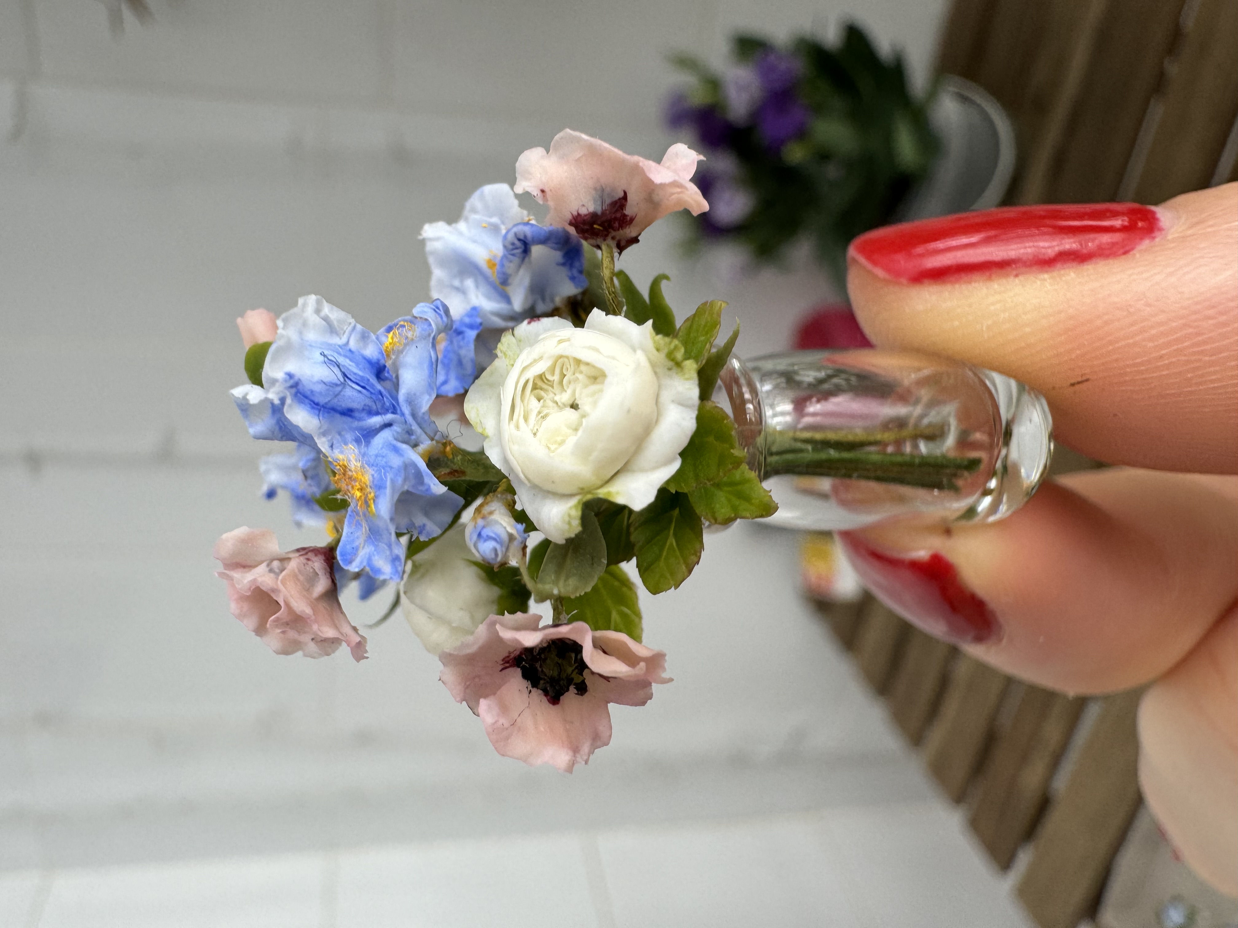 Dollhose Flower Bouquet, Scale 1/12
