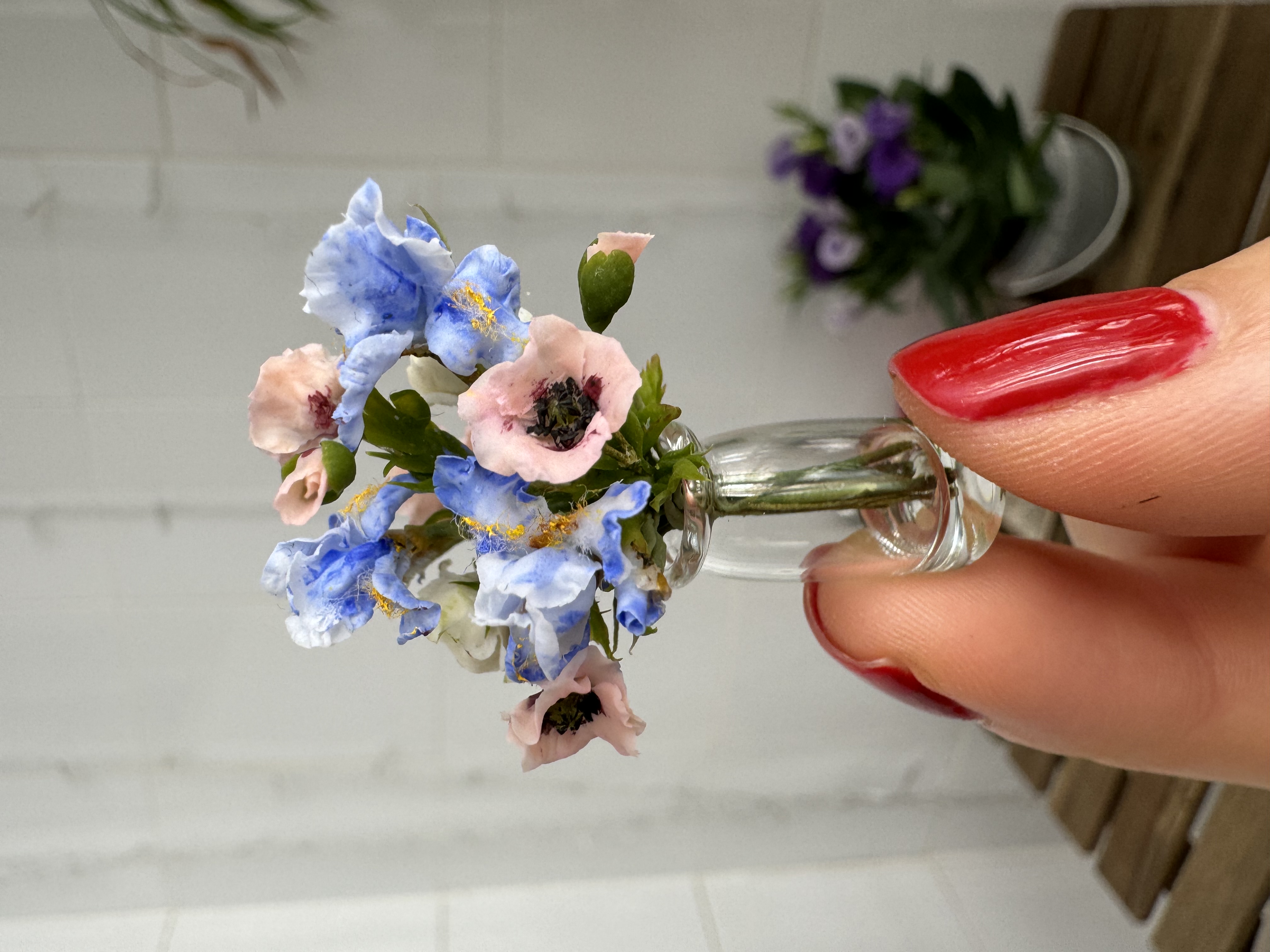Dollhose Flower Bouquet, Scale 1/12