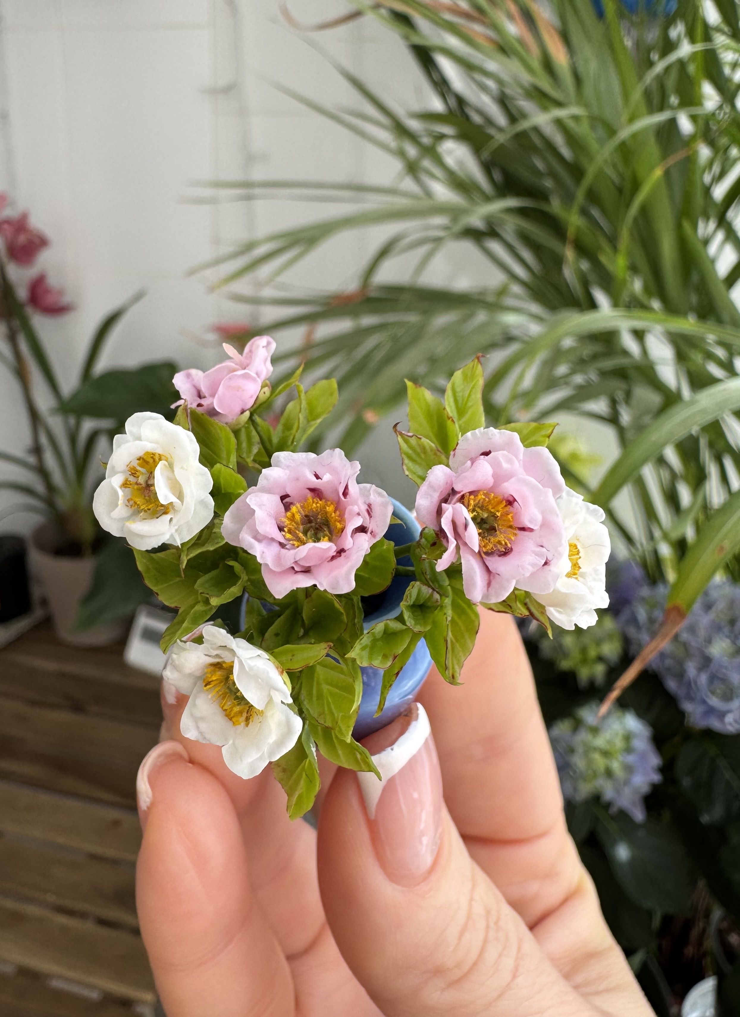 Dollhouse Tree  Peony, Scale 1/12, TO ORDER