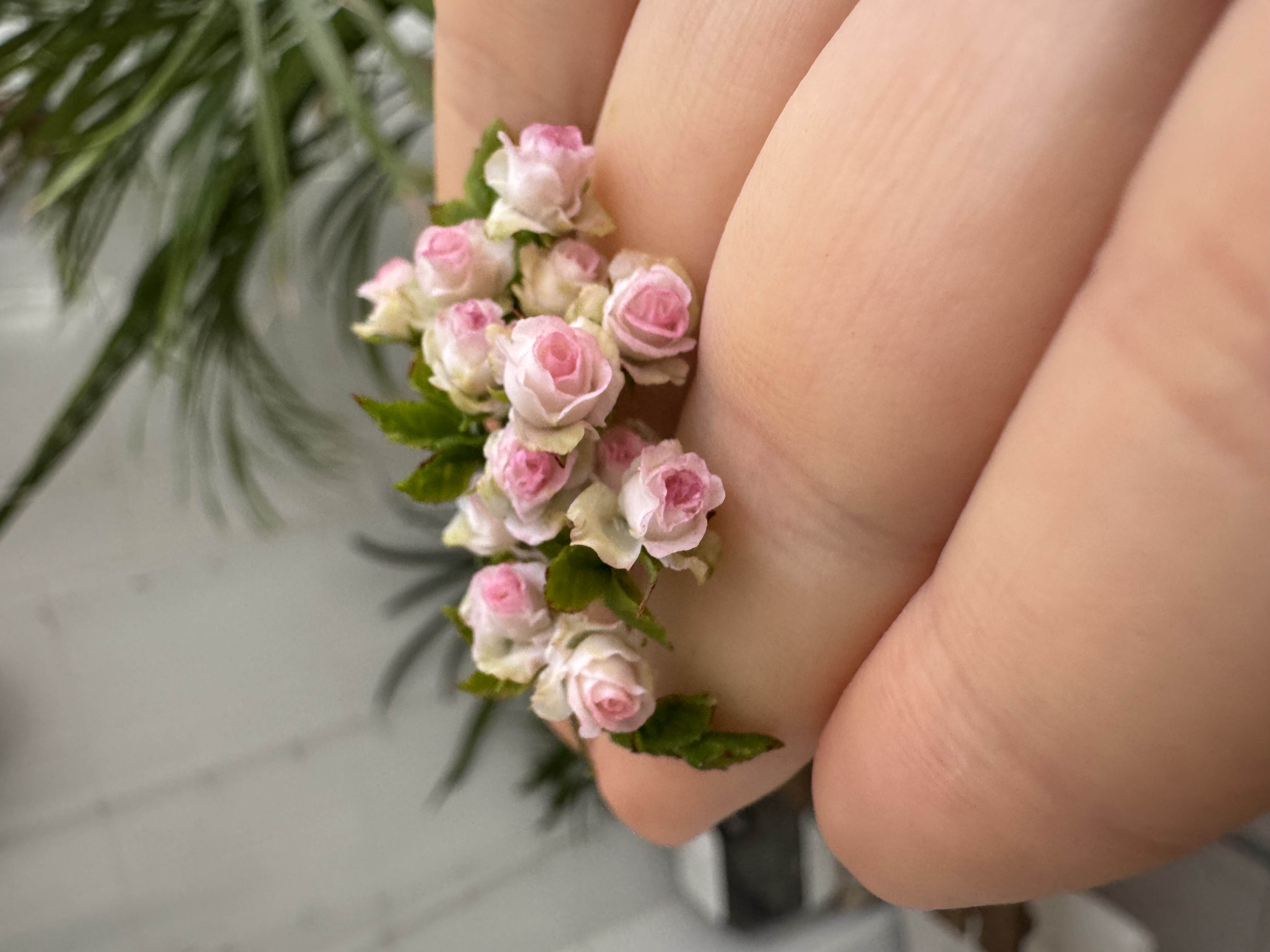 Miniature rose, Scale 1/12 - TO ORDER