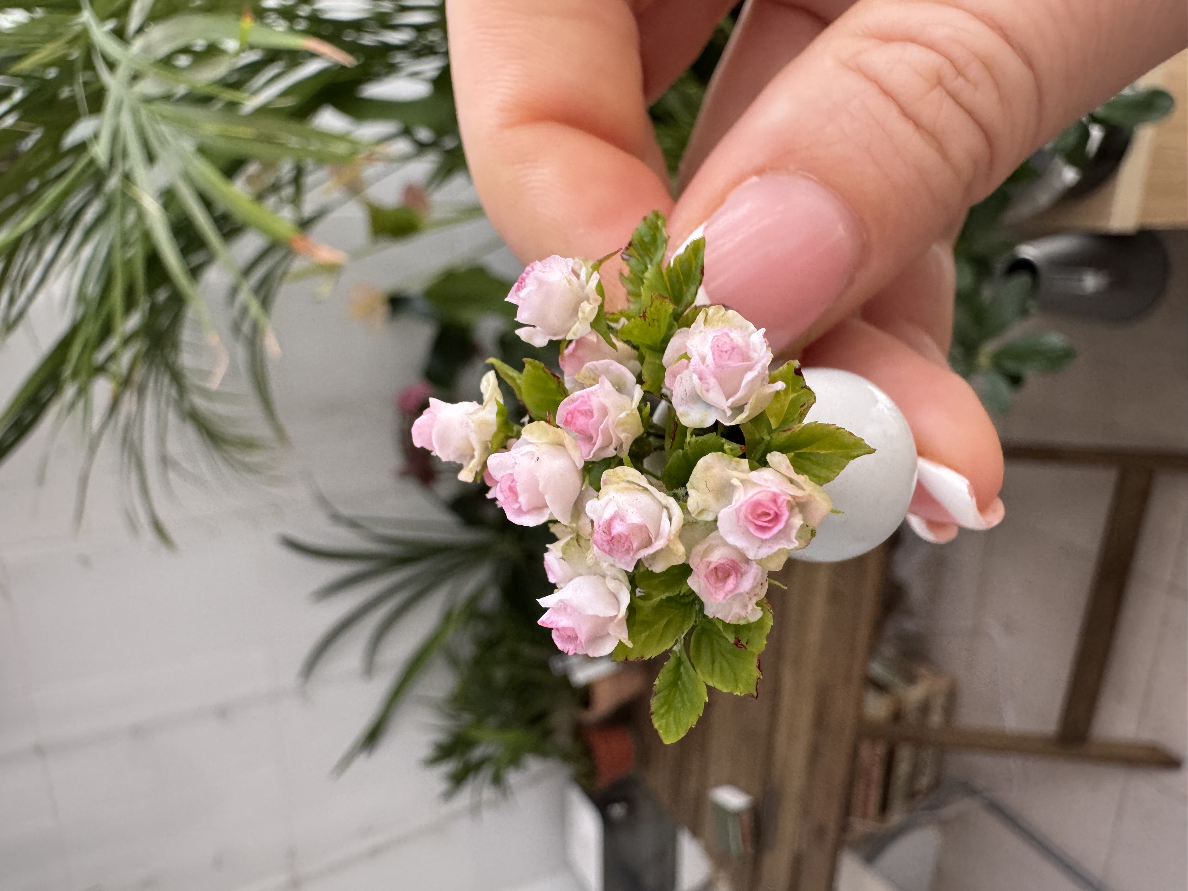 Miniature rose, Scale 1/12 - TO ORDER
