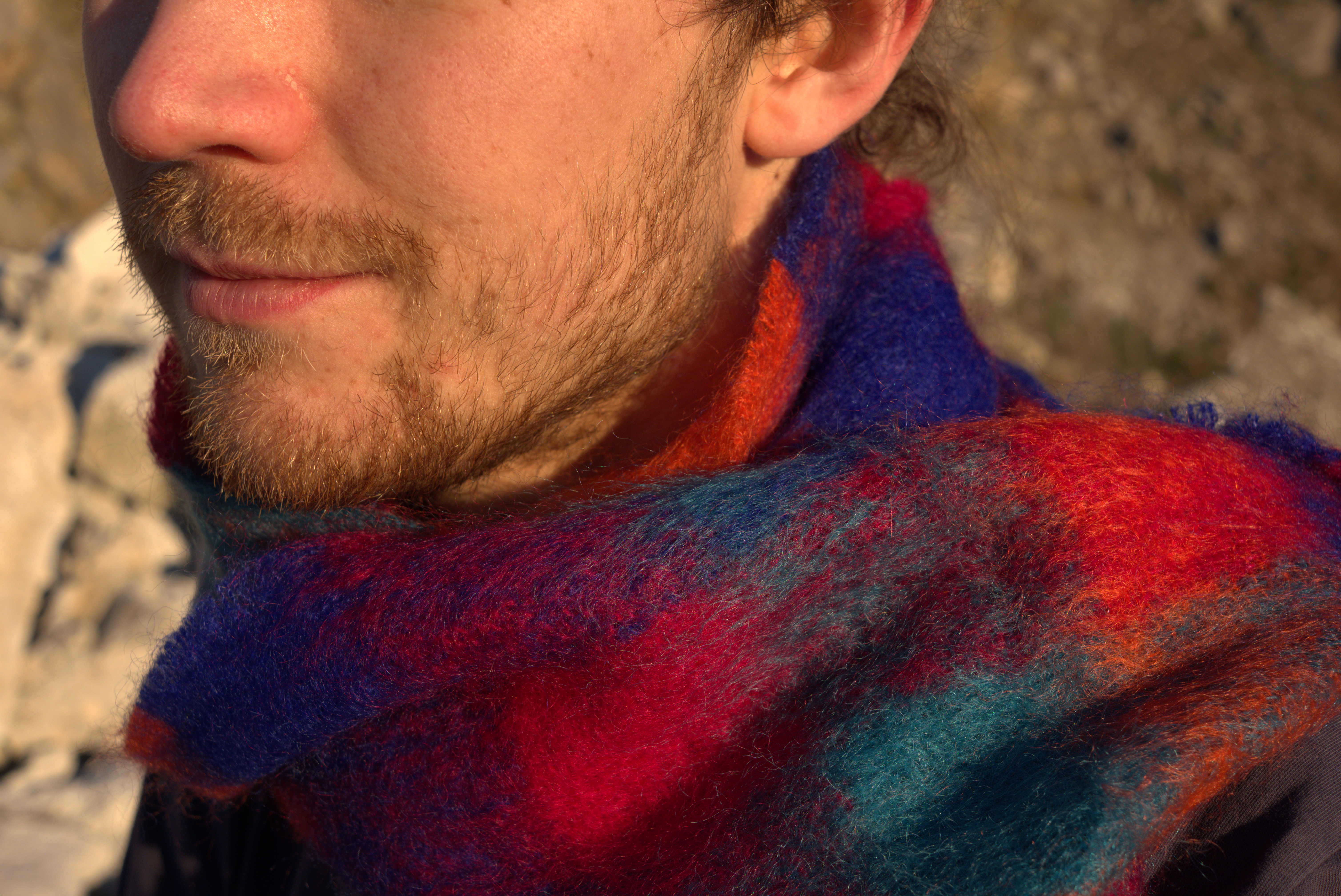 "Omega" xala / echarpe "Omega" / écharpe "Omega" / "Omega" shawl 