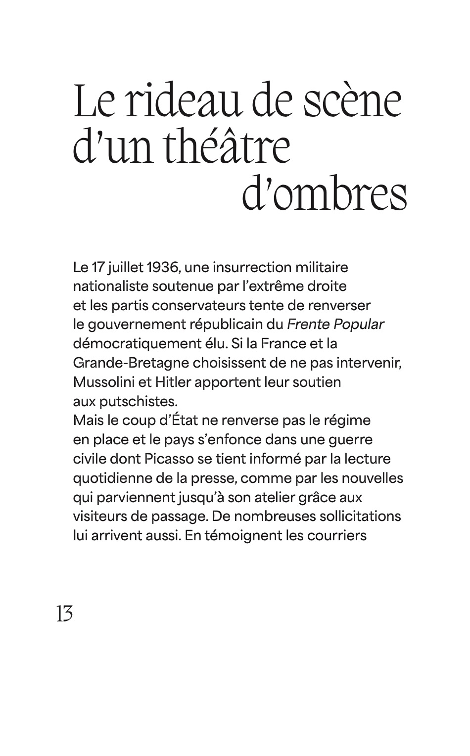 Isabelle Limousin, Dérouler 'Guernica'