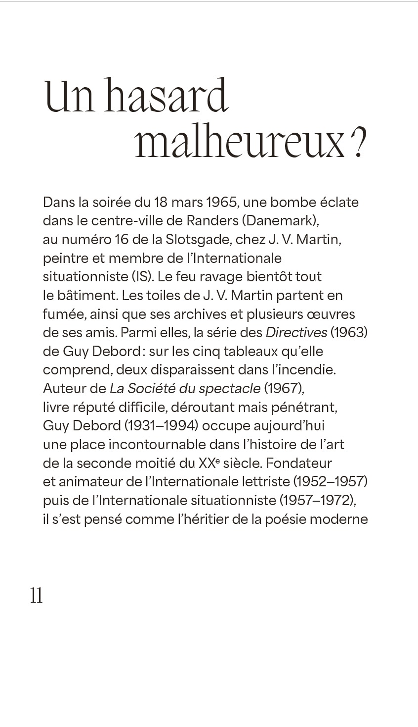 François Coadou, Situation explosive !